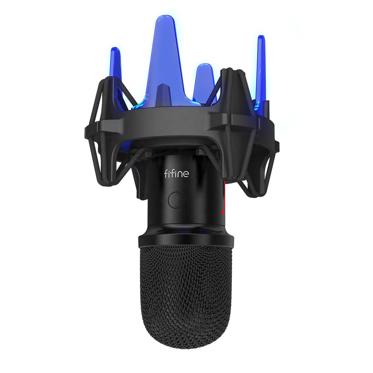 FIFINE K651 RGB USB Dynamic Microphone with Noise Cancelling & Mute Button, for Gaming, Streaming, Podcasting, Facebook, Youtube - Music Bliss Malaysia