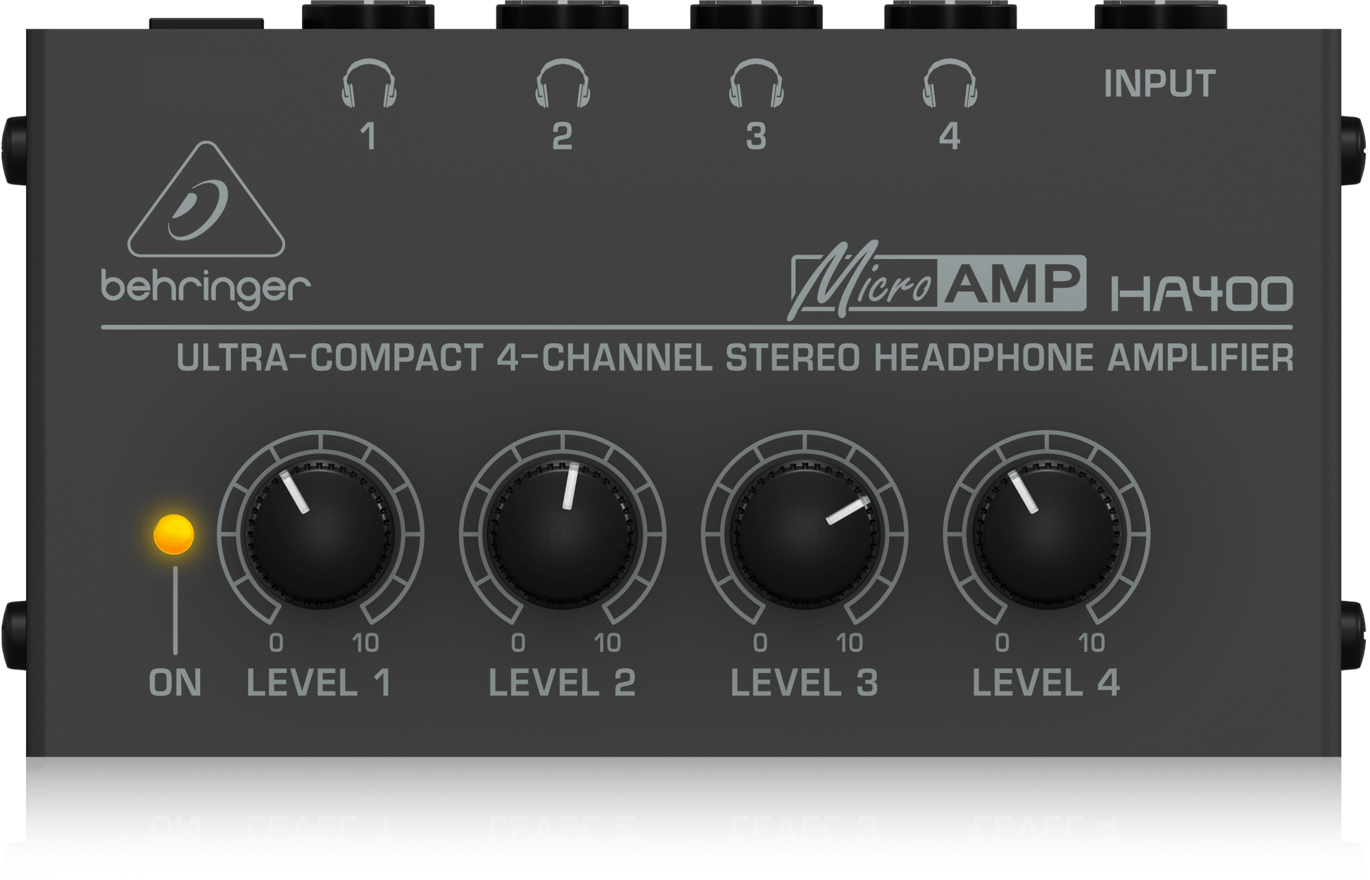 Behringer MicroAMP HA400 4-Channel Headphone Amplifier - Music Bliss Malaysia
