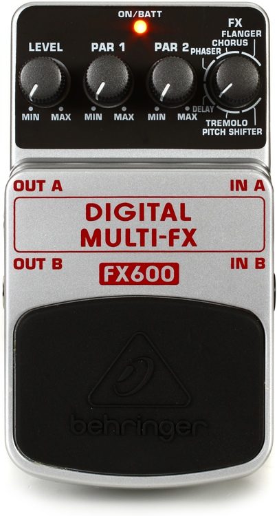Behringer FX600 Digital Multi-FX Guitar Effects Pedal (FX-600 / FX 600) - Music Bliss Malaysia
