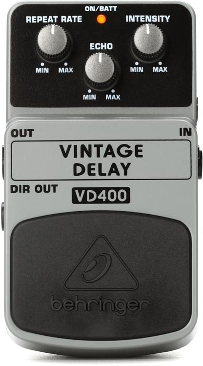 Behringer VD400 Vintage Delay Guitar Effects Pedal (VD-400 / VD 400) - Music Bliss Malaysia