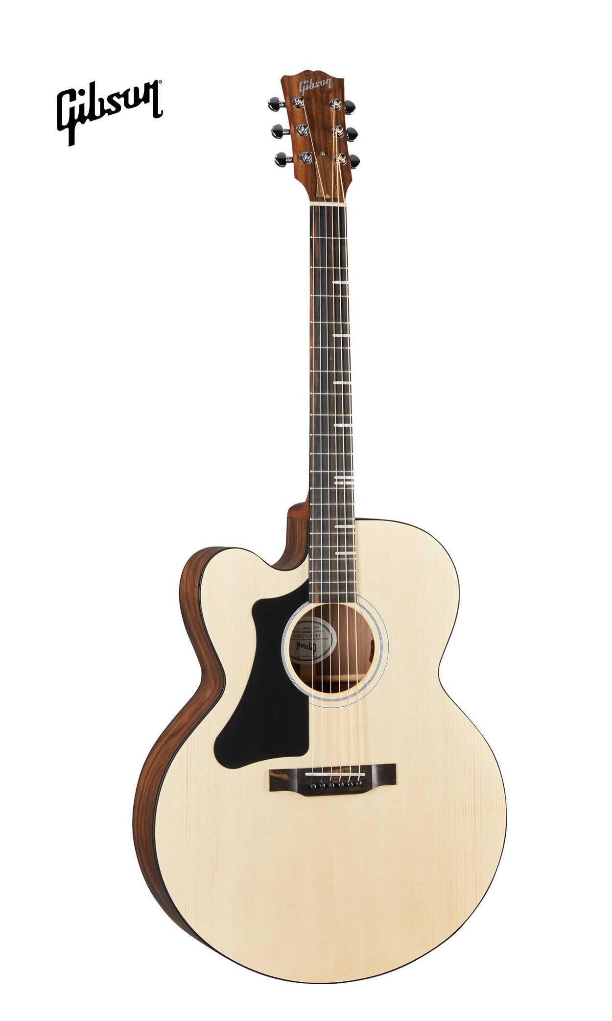 GIBSON G-200 EC LEFT-HANDED ACOUSTIC-ELECTRIC GUITAR - NATURAL - Music Bliss Malaysia