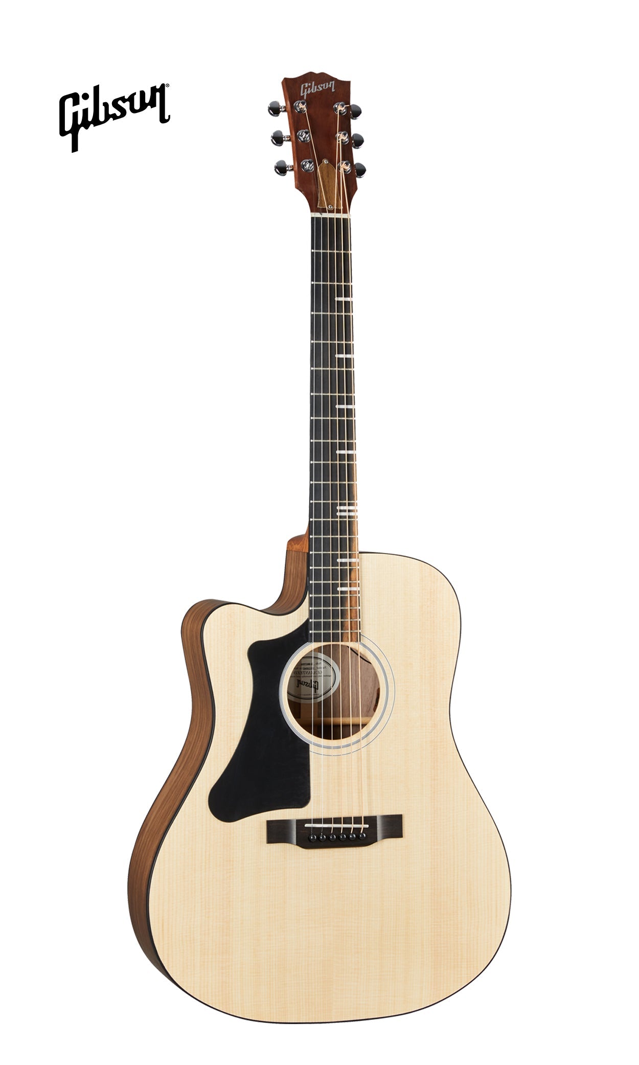 GIBSON G-WRITER EC LEFT-HANDED ACOUSTIC-ELECTRIC GUITAR - NATURAL - Music Bliss Malaysia