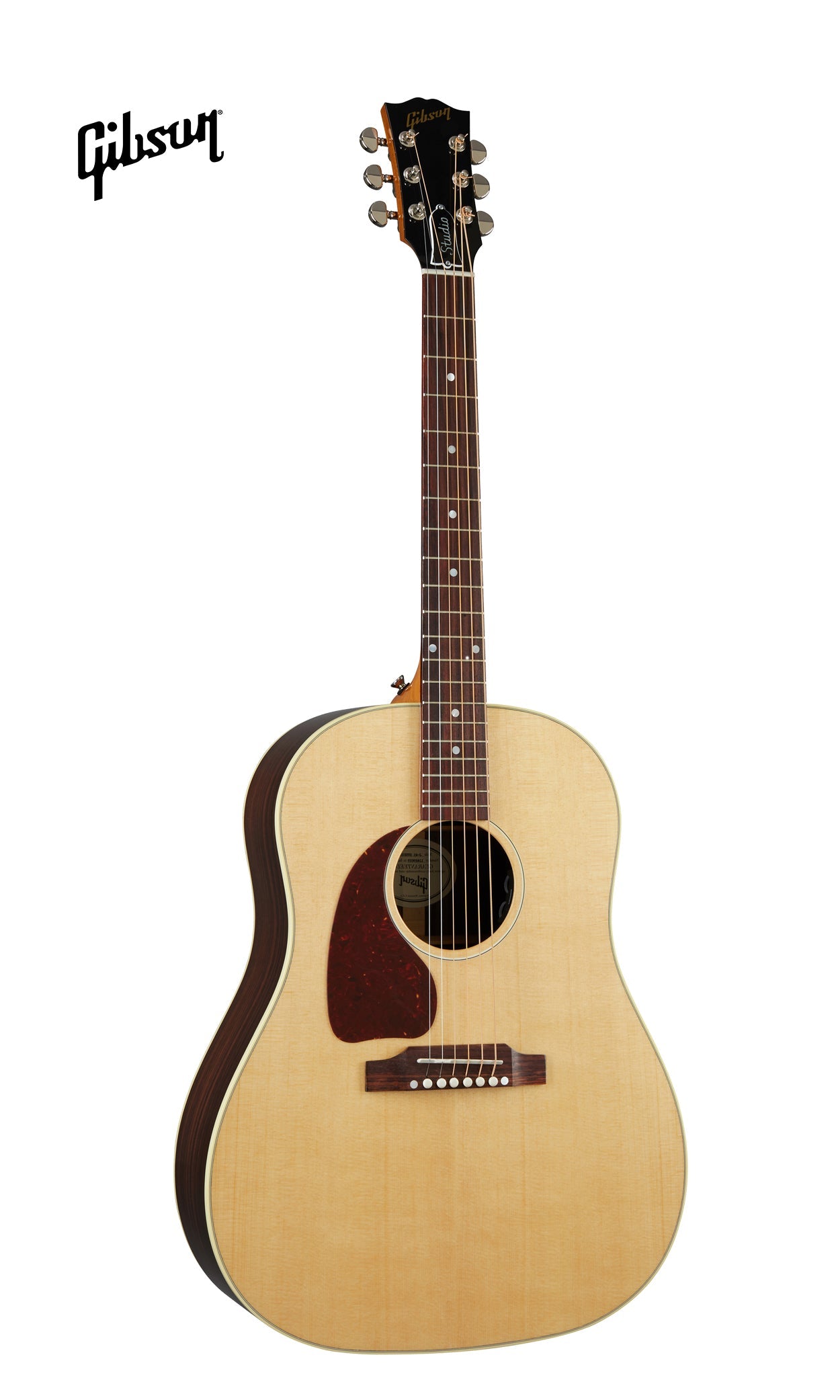 GIBSON J-45 STUDIO ROSEWOOD LEFT-HANDED ACOUSTIC-ELECTRIC GUITAR - ANTIQUE NATURAL - Music Bliss Malaysia