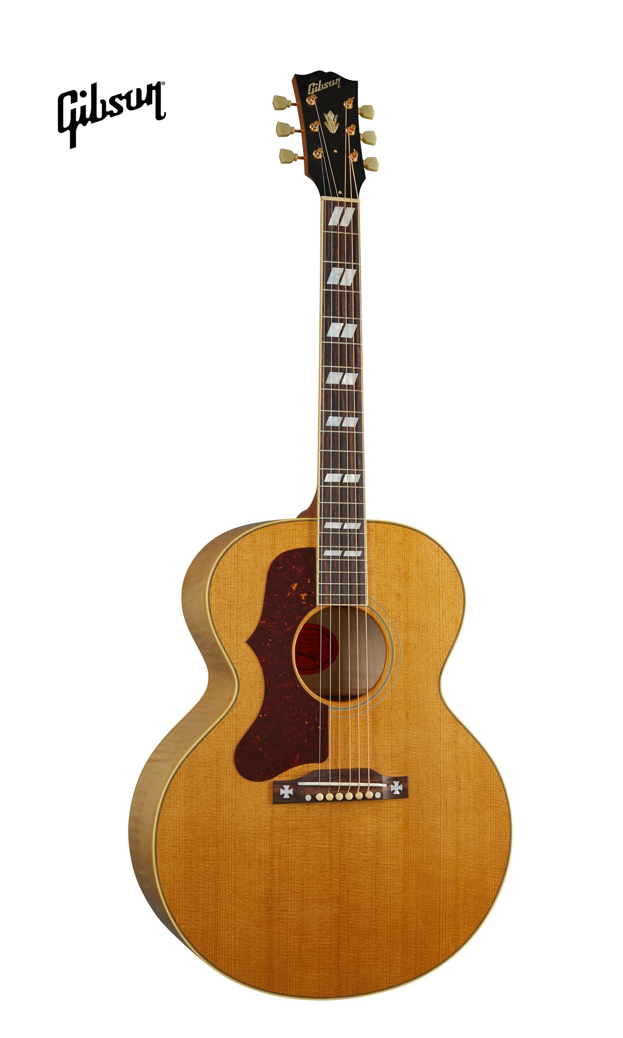 GIBSON 1952 J-185 LEFT-HANDED ACOUSTIC GUITAR - ANTIQUE NATURAL - Music Bliss Malaysia