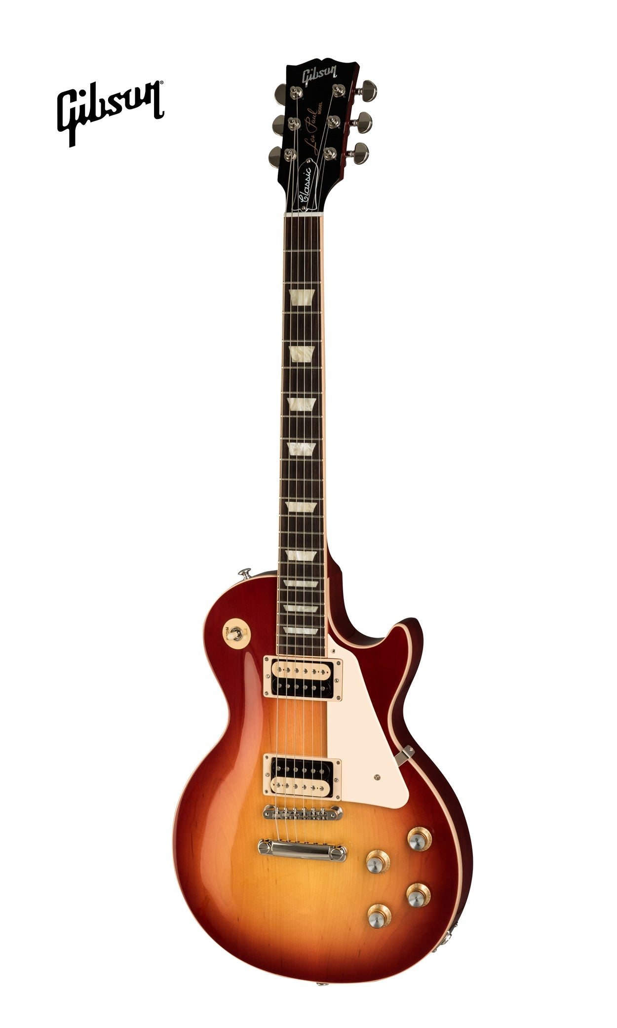 GIBSON LES PAUL CLASSIC ELECTRIC GUITAR - HERITAGE CHERRY SUNBURST - Music Bliss Malaysia