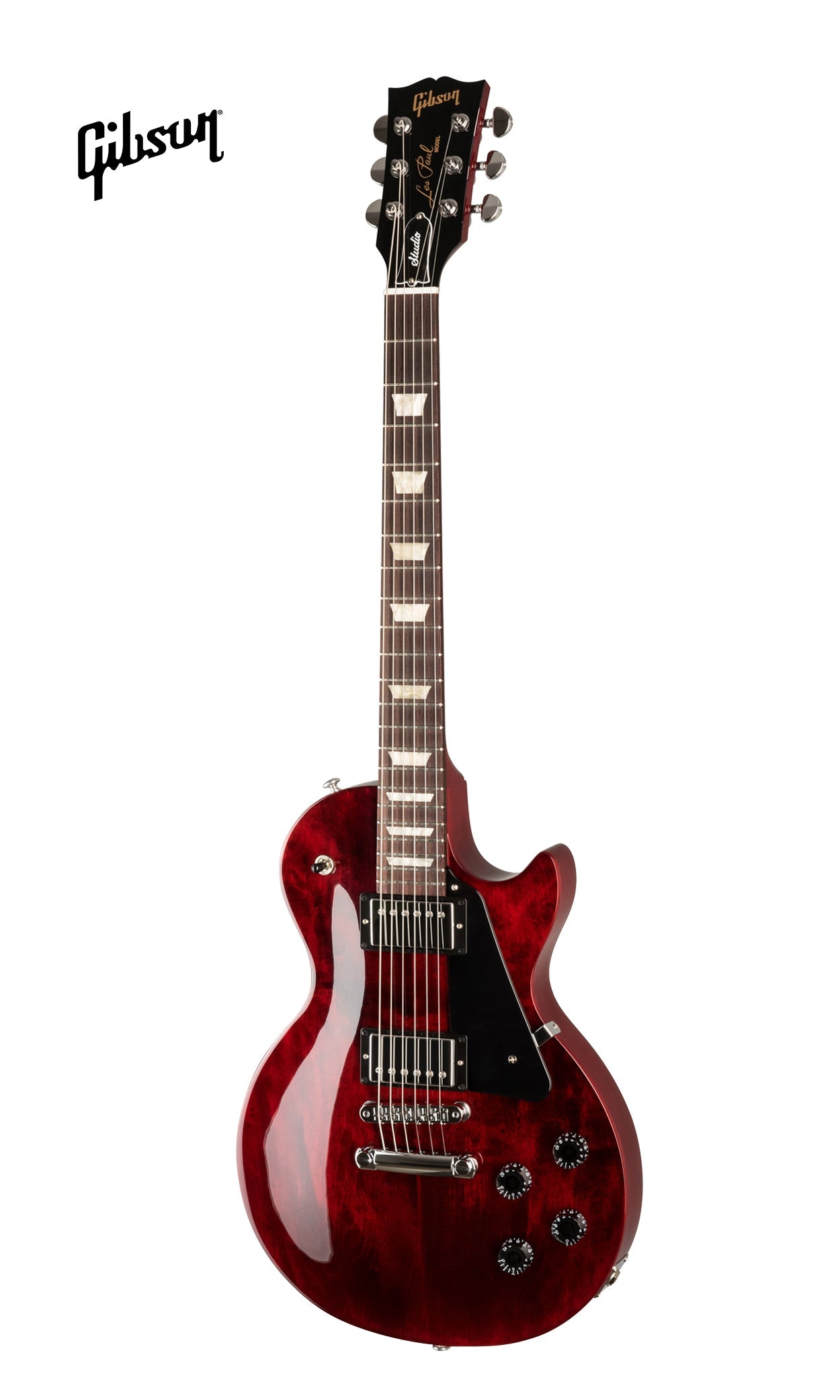 GIBSON LES PAUL STUDIO ELECTRIC GUITAR - WINE RED - Music Bliss Malaysia