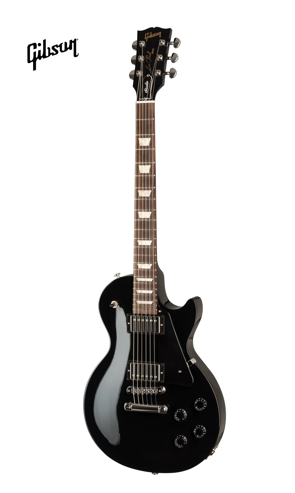 GIBSON LES PAUL STUDIO ELECTRIC GUITAR - EBONY - Music Bliss Malaysia