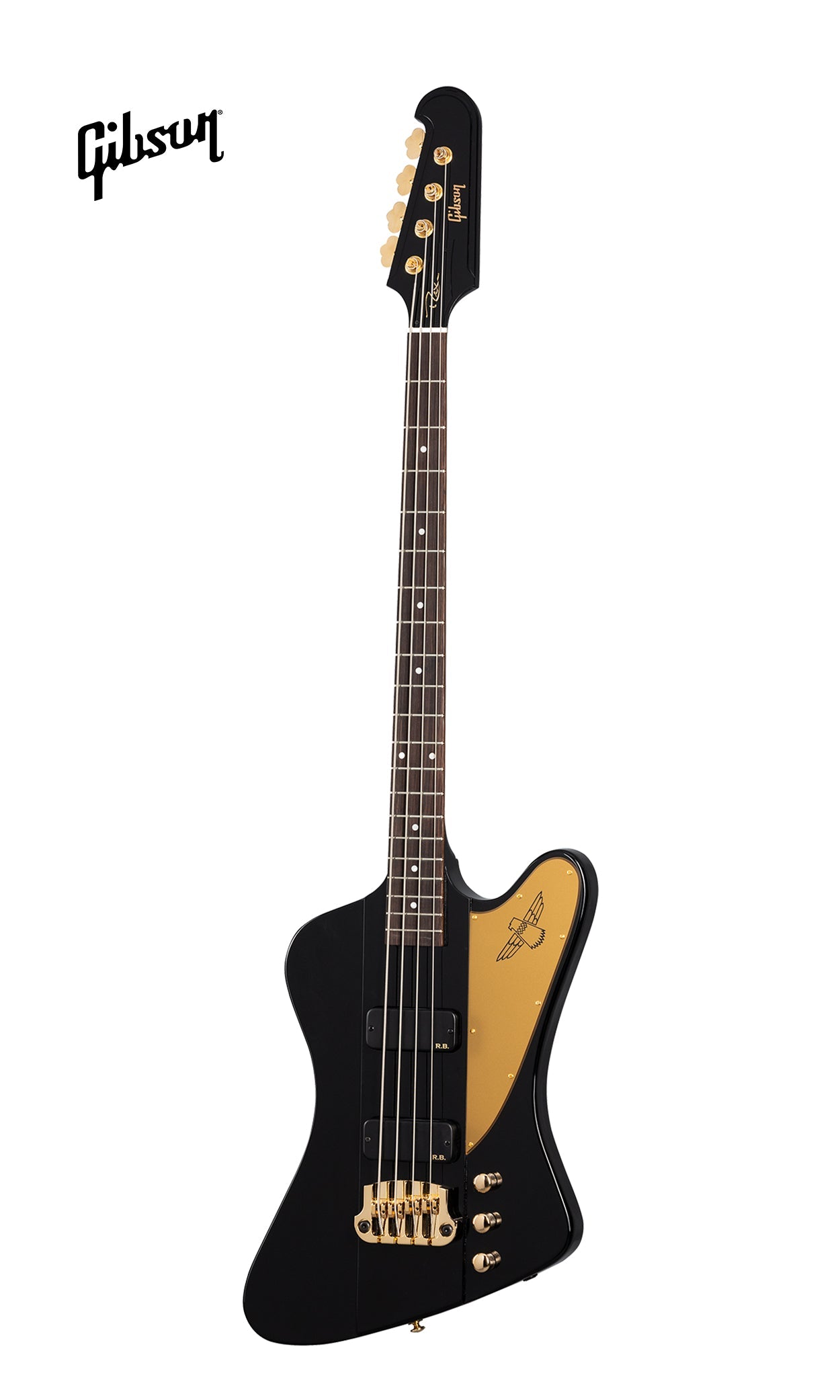 GIBSON REX BROWN SIGNATURE THUNDERBIRD ELECTRIC BASS GUITAR - EBONY - Music Bliss Malaysia