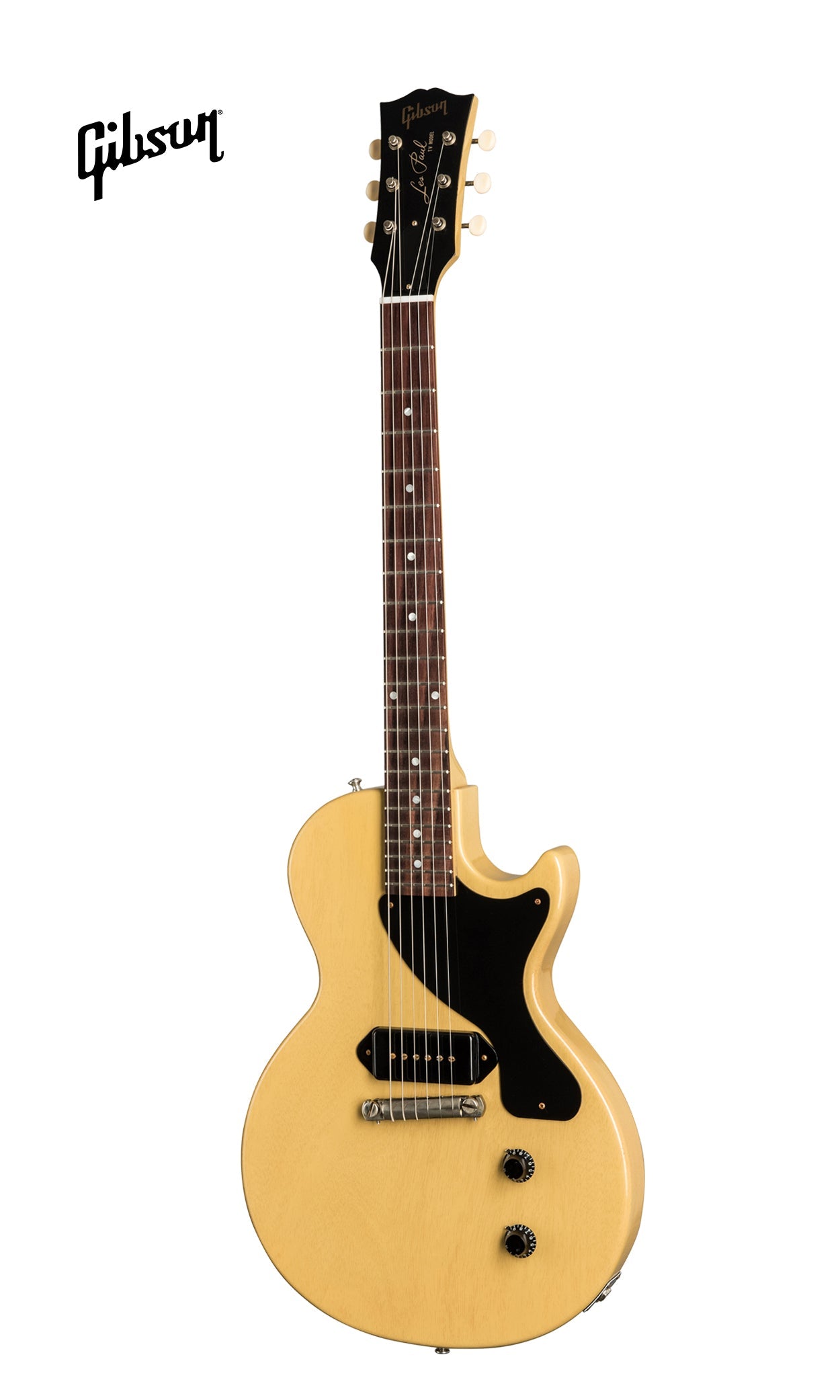 GIBSON 1957 LES PAUL JUNIOR SINGLE CUT REISSUE VOS ELECTRIC GUITAR - TV YELLOW - Music Bliss Malaysia