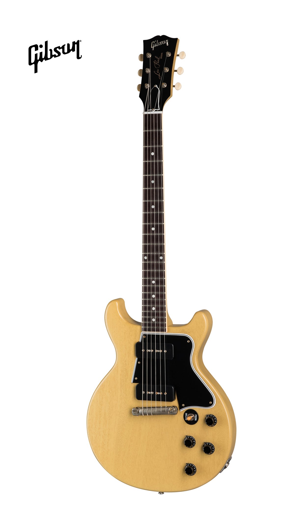 GIBSON 1960 LES PAUL SPECIAL DOUBLE CUT REISSUE VOS ELECTRIC GUITAR - TV YELLOW - Music Bliss Malaysia