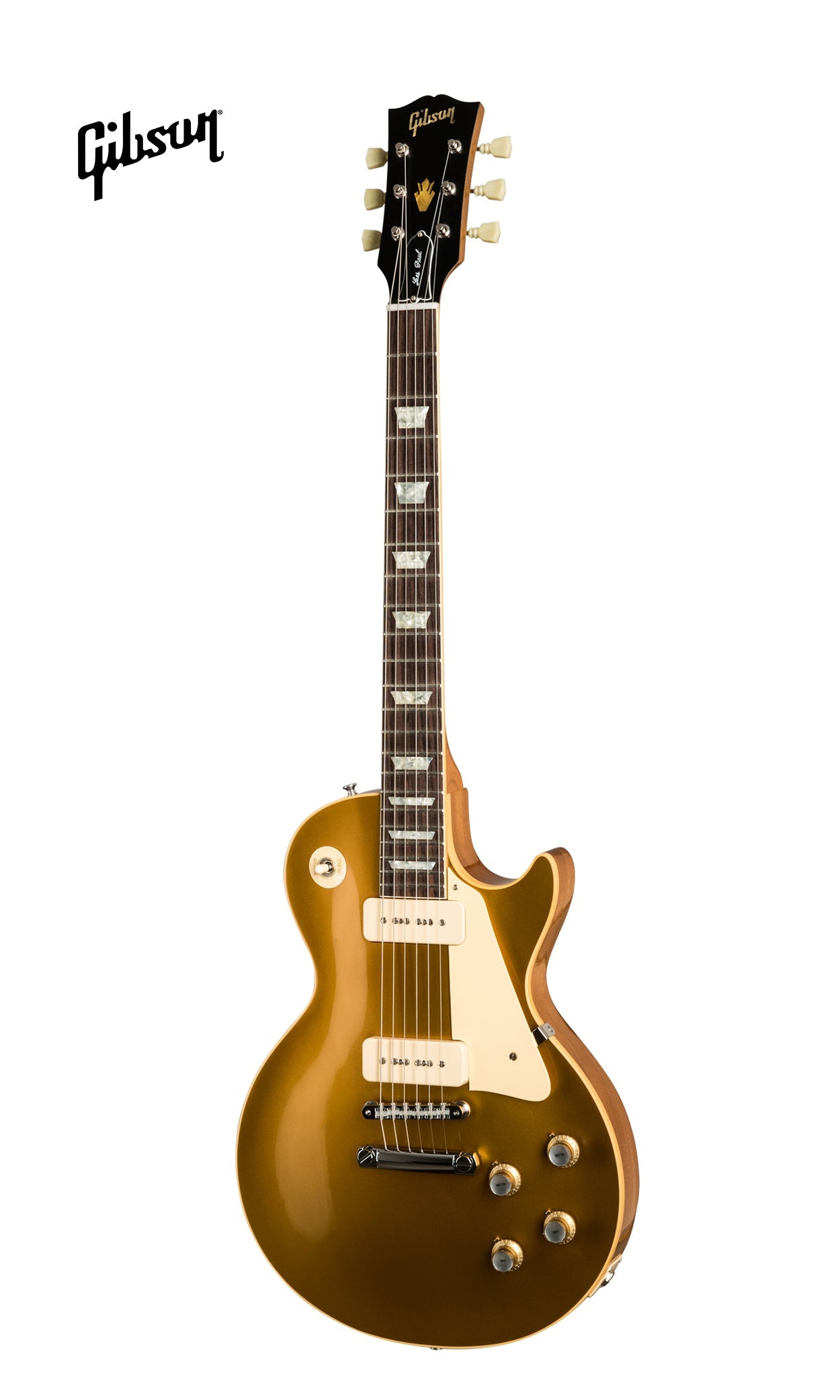 GIBSON 1968 LES PAUL STANDARD GOLDTOP REISSUE ELECTRIC GUITAR - 60S GOLD - Music Bliss Malaysia