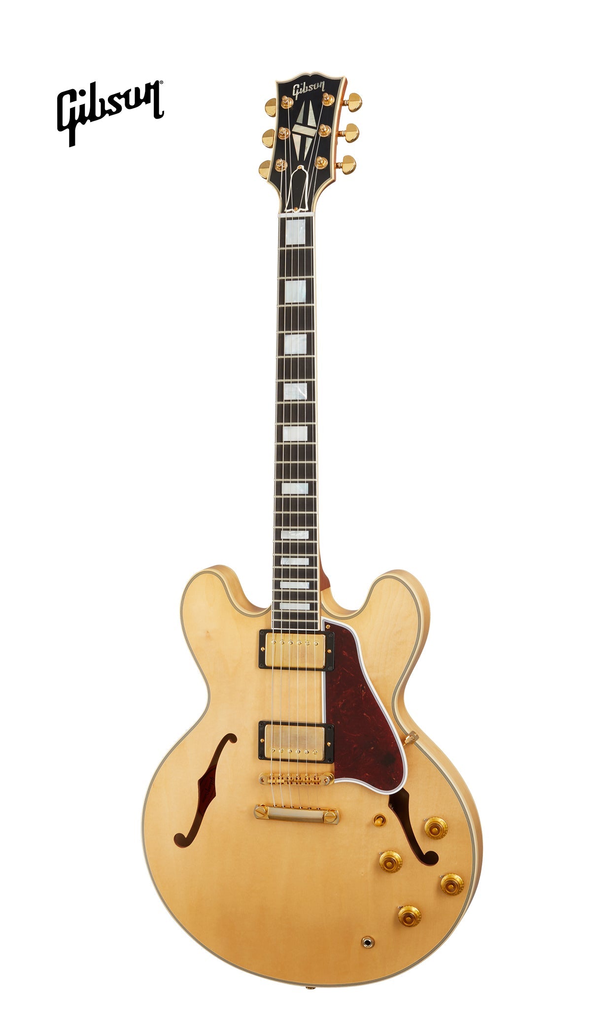 GIBSON 1959 ES-355 REISSUE STOP BAR VOS SEMI-HOLLOWBODY ELECTRIC GUITAR - VINTAGE NATURAL - Music Bliss Malaysia