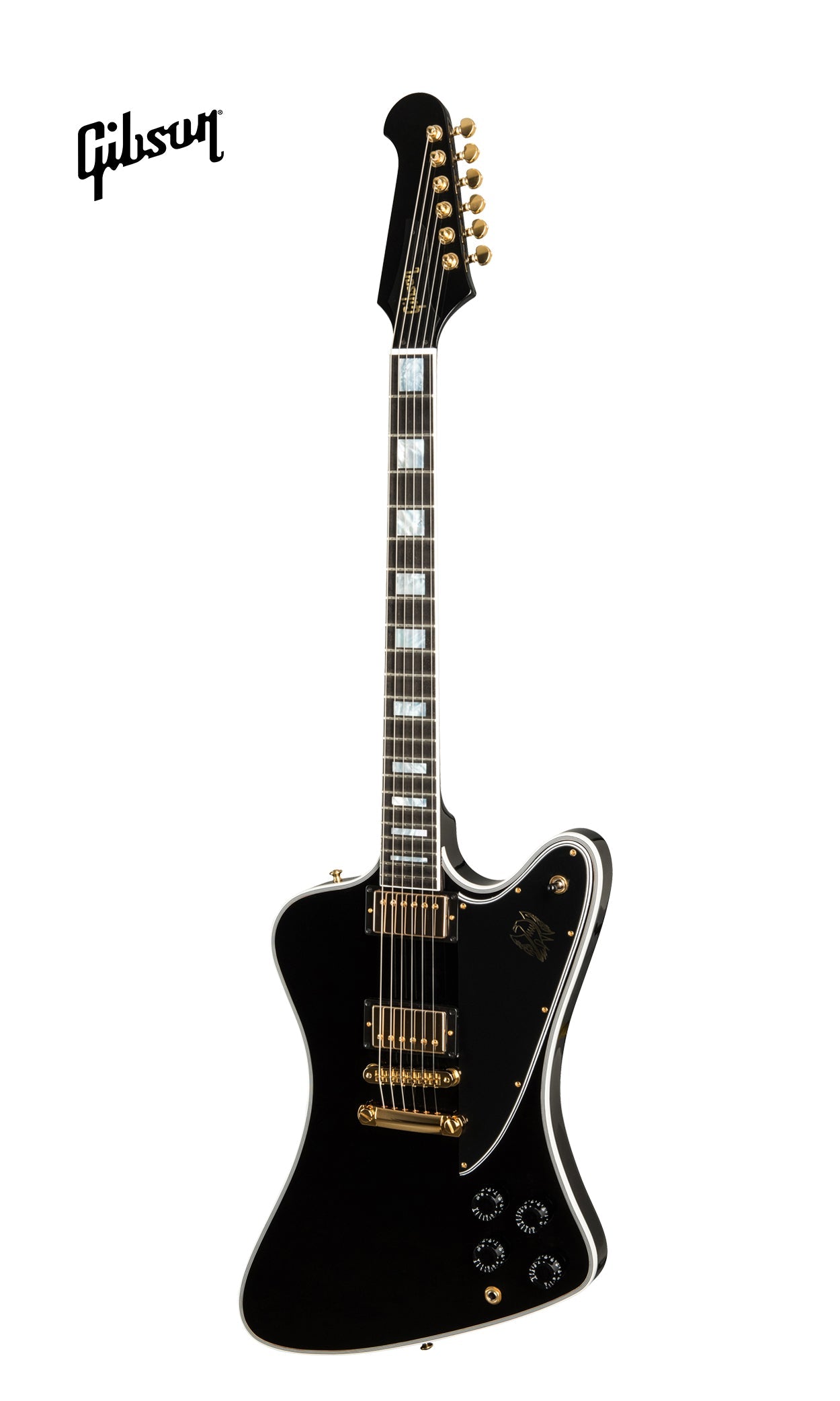 GIBSON FIREBIRD CUSTOM ELECTRIC GUITAR WITH EBONY FINGERBOARD - EBONY - Music Bliss Malaysia