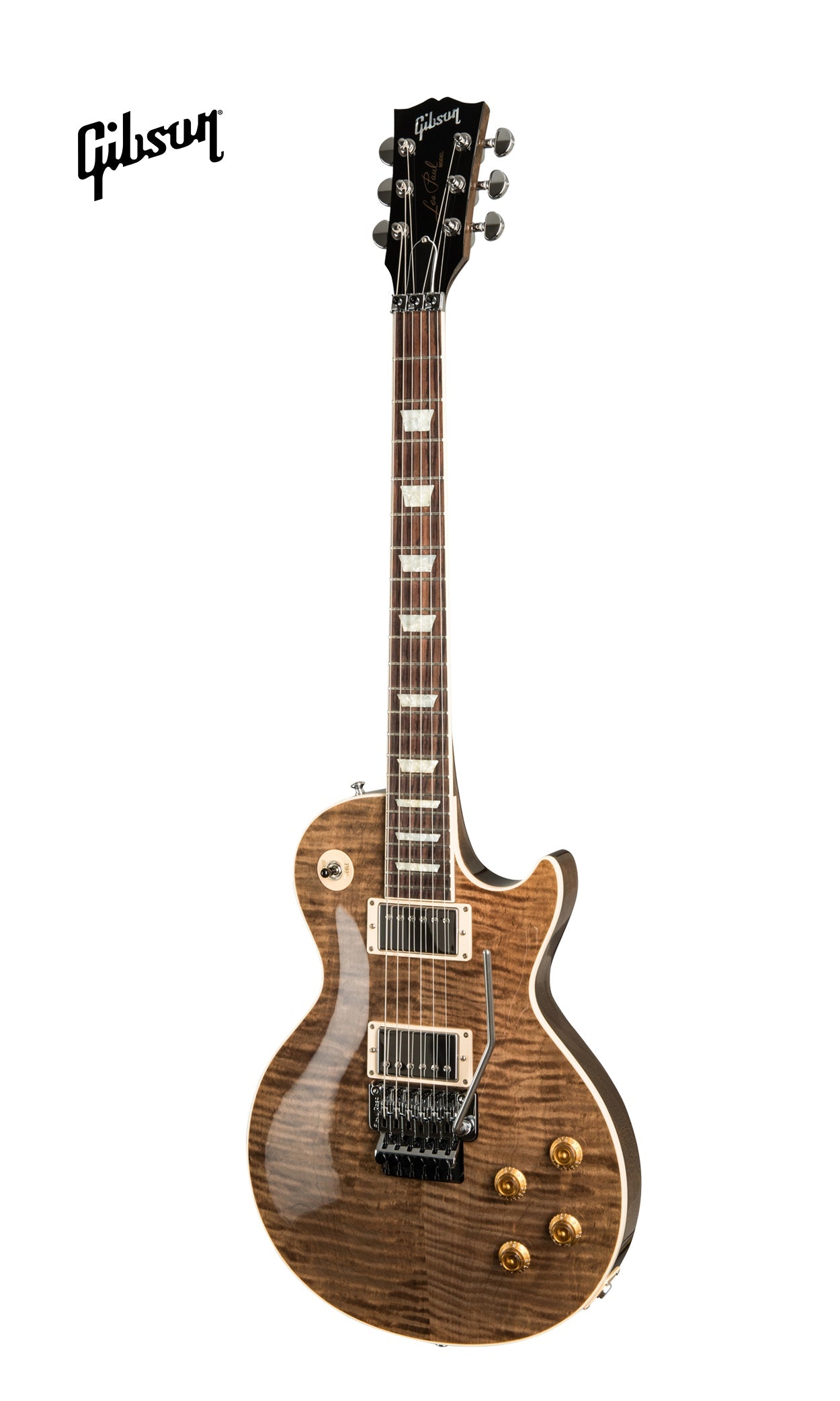 GIBSON LES PAUL AXCESS STANDARD FIGURED TOP FLOYD ROSE ELECTRIC GUITAR - DC RUST - Music Bliss Malaysia