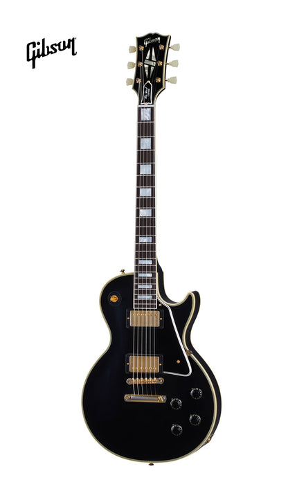 GIBSON 1957 LES PAUL CUSTOM REISSUE 2-PICKUP ULTRA LIGHT AGED ELECTRIC GUITAR - EBONY - Music Bliss Malaysia
