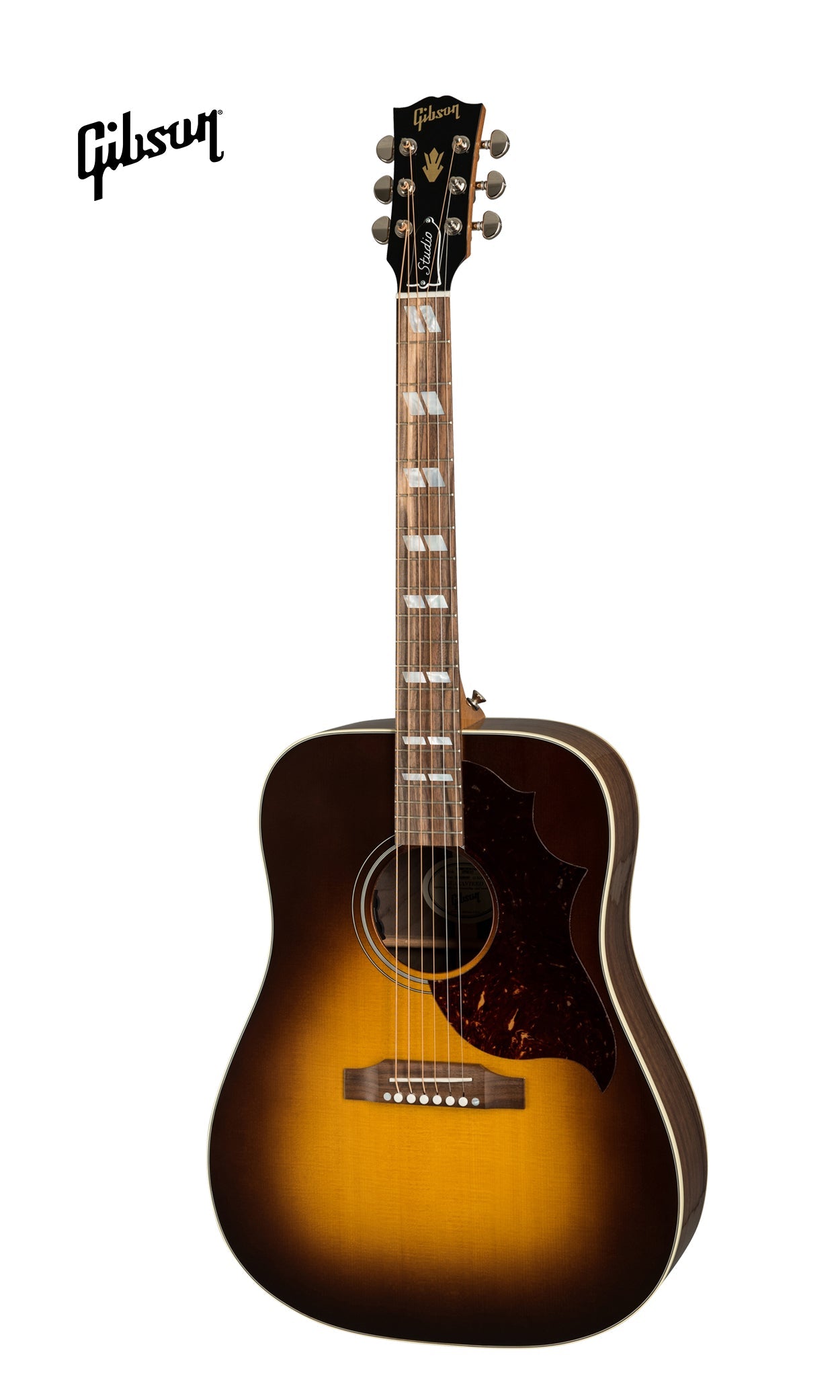 GIBSON HUMMINGBIRD STUDIO WALNUT ACOUSTIC-ELECTRIC GUITAR - WALNUT BURST - Music Bliss Malaysia