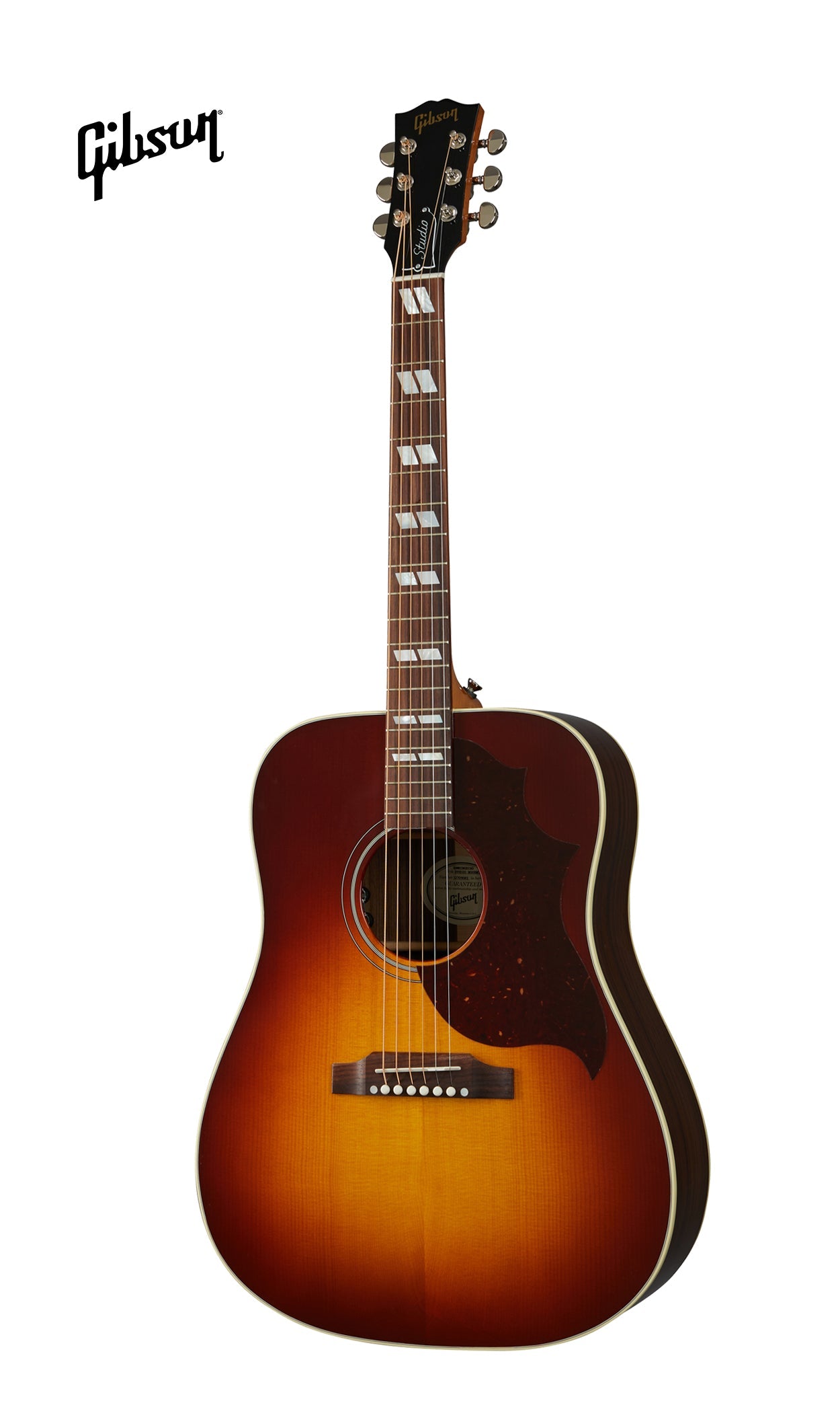 GIBSON HUMMINGBIRD STUDIO ROSEWOOD ACOUSTIC-ELECTRIC GUITAR - ROSEWOOD BURST - Music Bliss Malaysia