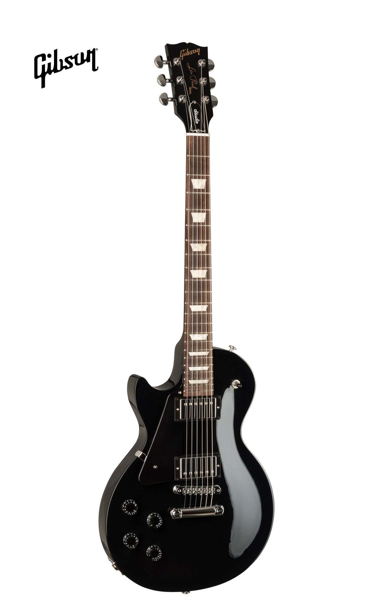 GIBSON LES PAUL STUDIO LEFT-HANDED ELECTRIC GUITAR - EBONY - Music Bliss Malaysia