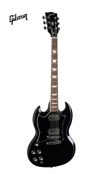 GIBSON SG STANDARD LEFT-HANDED ELECTRIC GUITAR - EBONY - Music Bliss Malaysia