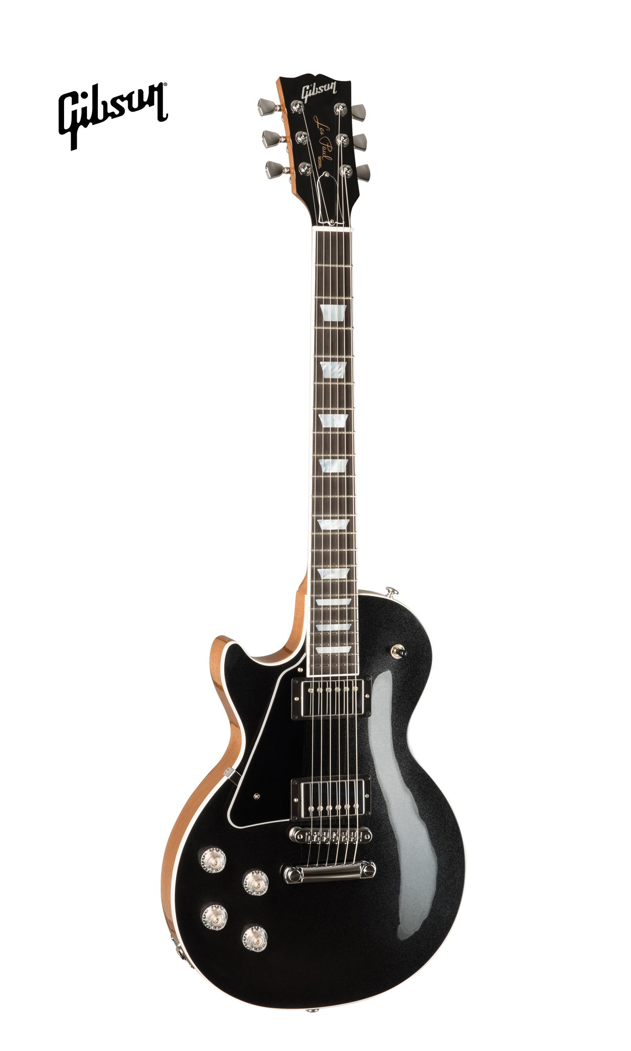 GIBSON LES PAUL MODERN LEFT-HANDED ELECTRIC GUITAR - GRAPHITE - Music Bliss Malaysia