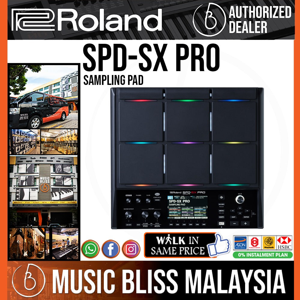 Roland SPD-SX Pro Sampling Pad - Music Bliss Malaysia