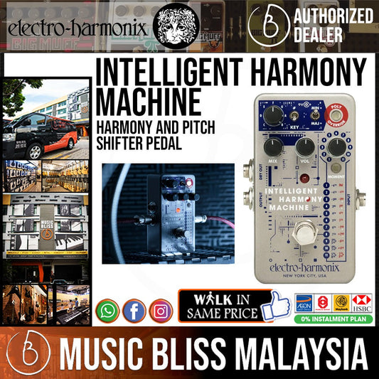 Electro Harmonix Intelligent Harmony Machine Harmony and Pitch Shifter Pedal - Music Bliss Malaysia