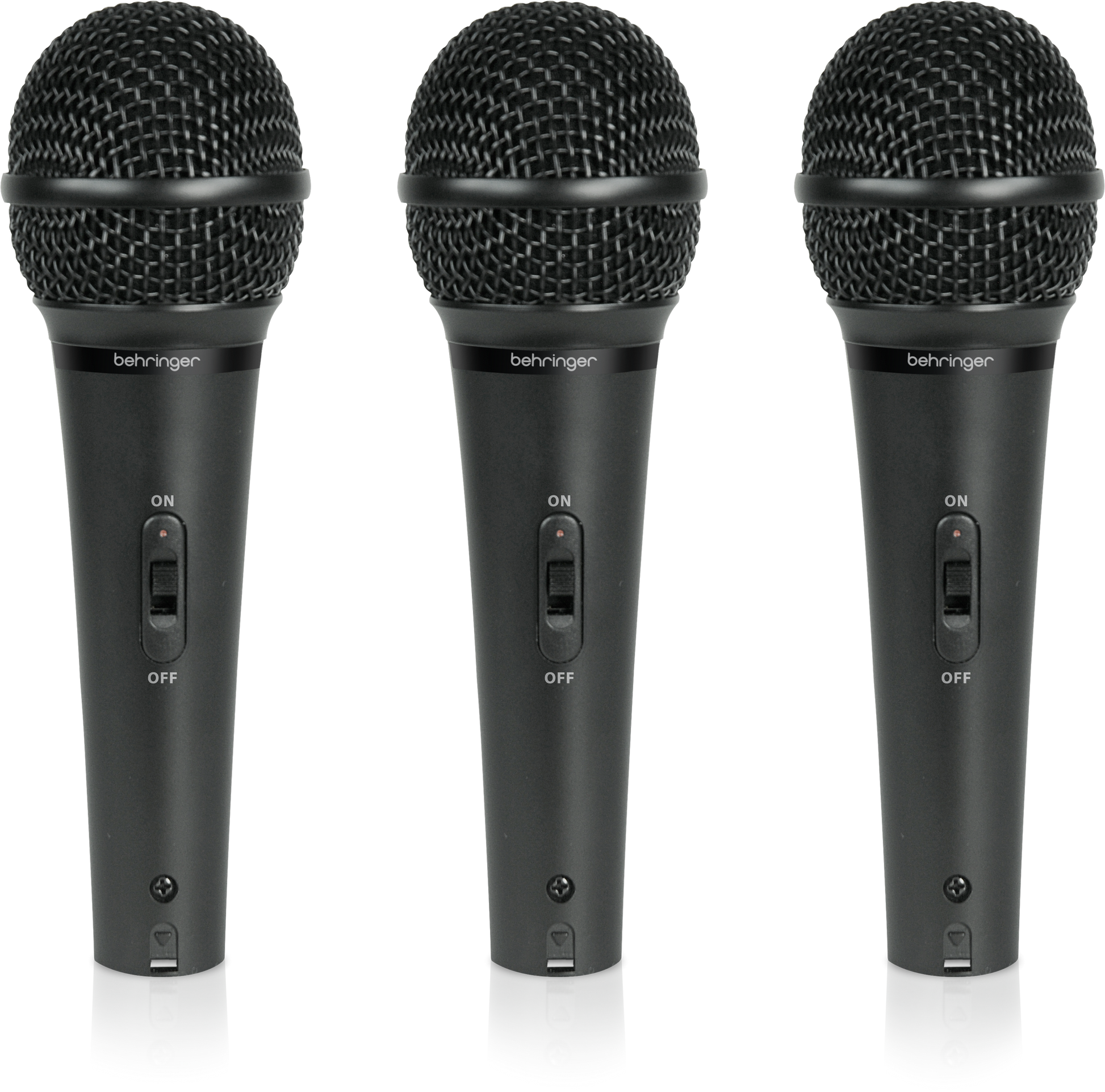 Behringer XM1800S ( 3-Pack) Dynamic Microphones with Carrying Case - Music Bliss Malaysia