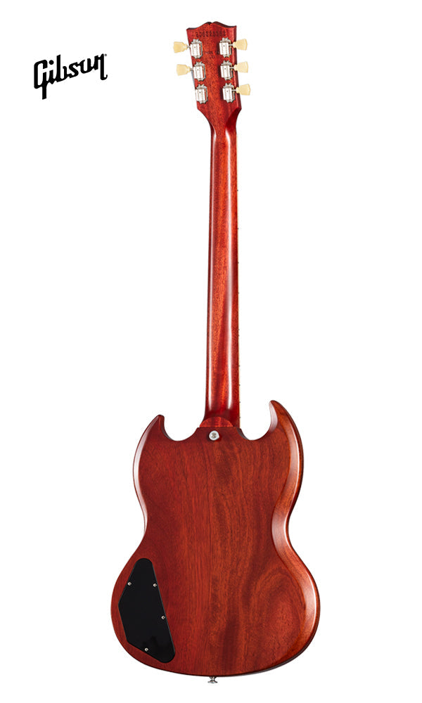 GIBSON SG STANDARD '61 FADED MAESTRO VIBROLA ELECTRIC GUITAR - VINTAGE CHERRY SATIN - Music Bliss Malaysia