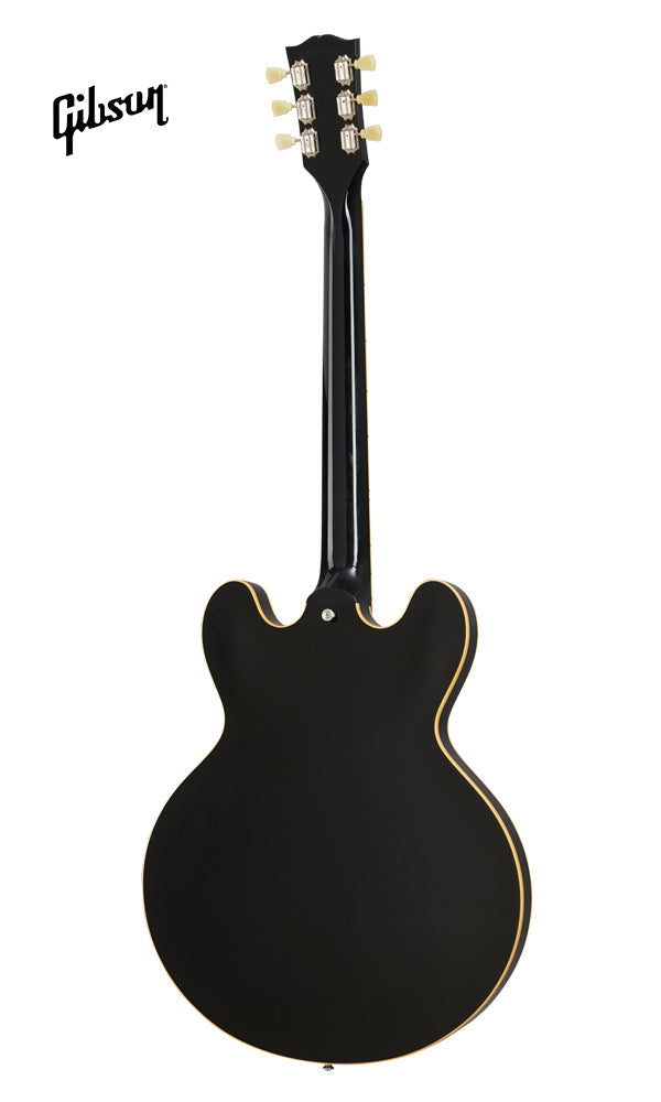 GIBSON ES-335 SEMI-HOLLOWBODY ELECTRIC GUITAR - VINTAGE EBONY - Music Bliss Malaysia