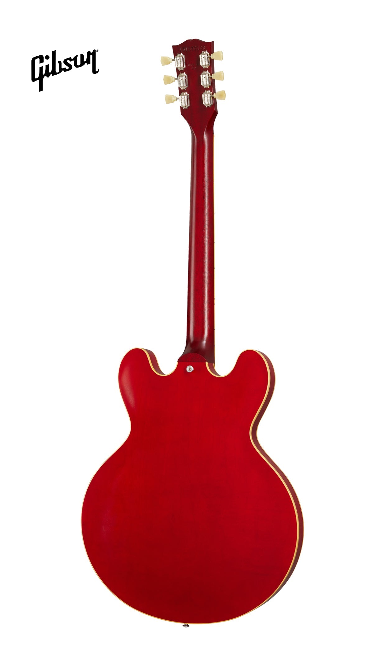 GIBSON ES-335 SATIN SEMI-HOLLOWBODY ELECTRIC GUITAR - SATIN CHERRY - Music Bliss Malaysia
