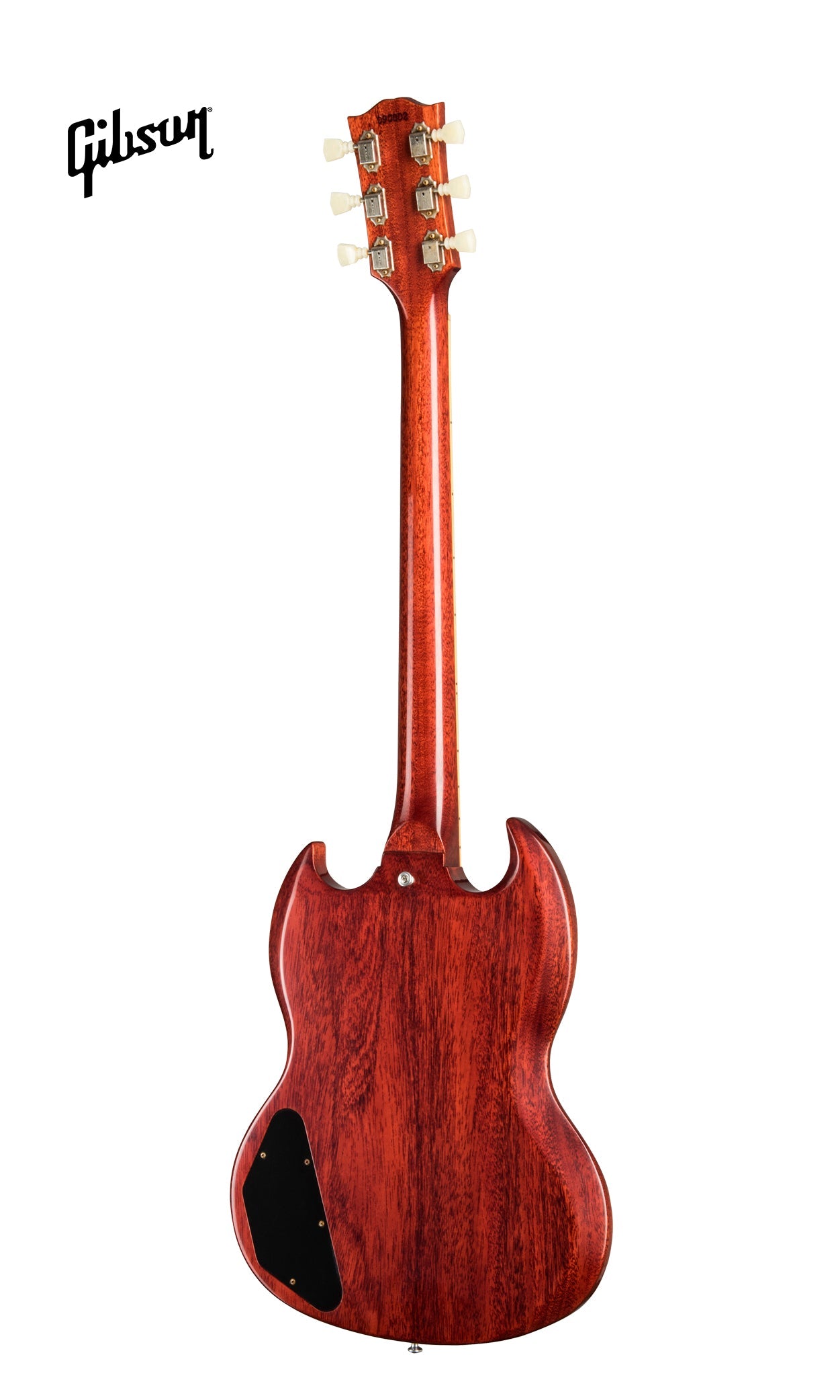 GIBSON 1964 SG STANDARD REISSUE WITH MAESTRO VIBROLA VOS ELECTRIC GUITAR - CHERRY RED - Music Bliss Malaysia