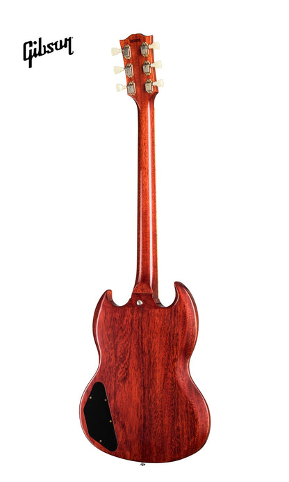 GIBSON 1964 SG STANDARD REISSUE WITH MAESTRO VIBROLA VOS ELECTRIC GUITAR - CHERRY RED - Music Bliss Malaysia