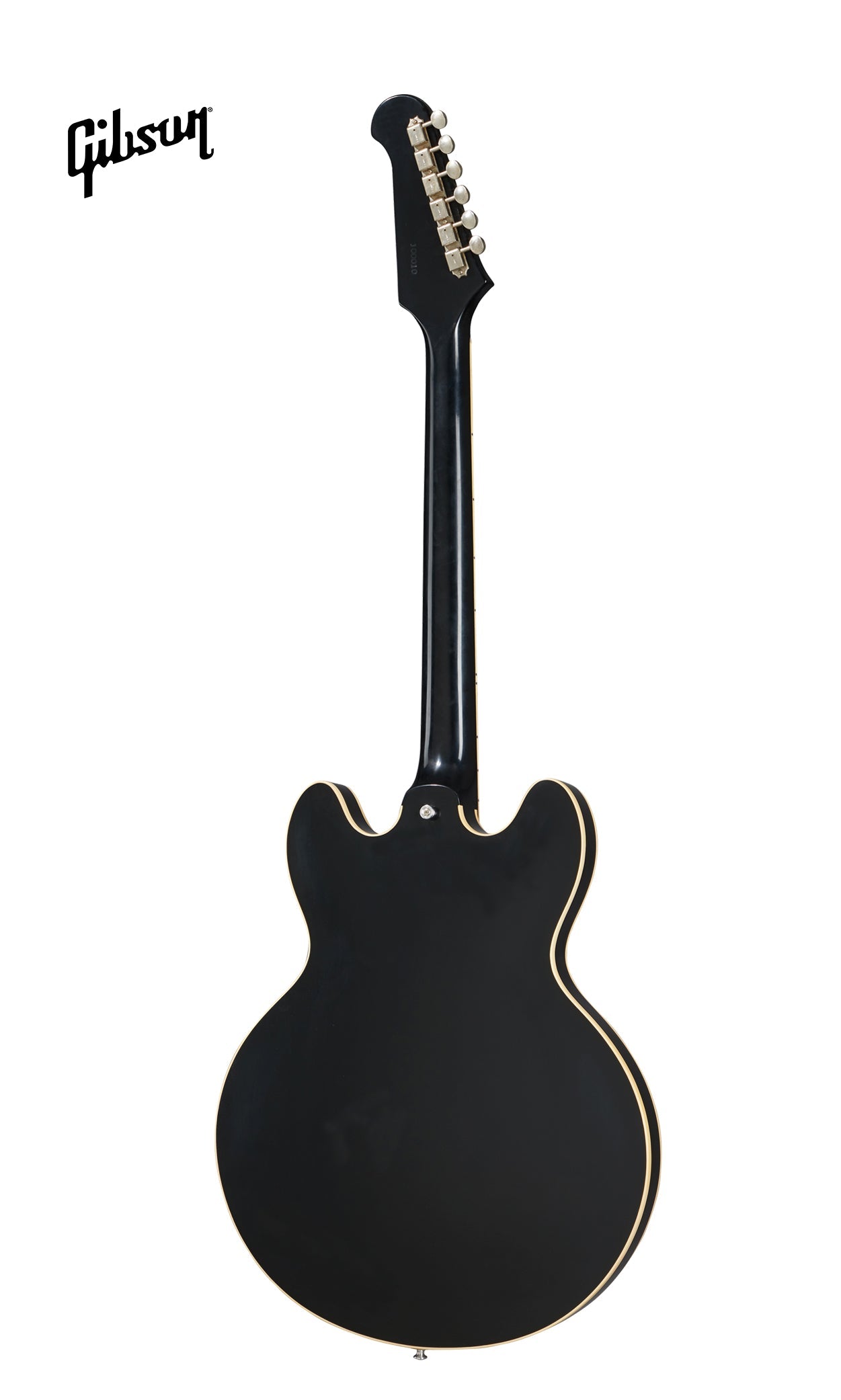 GIBSON 1964 TRINI LOPEZ STANDARD REISSUE VOS SEMI-HOLLOWBODY ELECTRIC GUITAR - EBONY - Music Bliss Malaysia