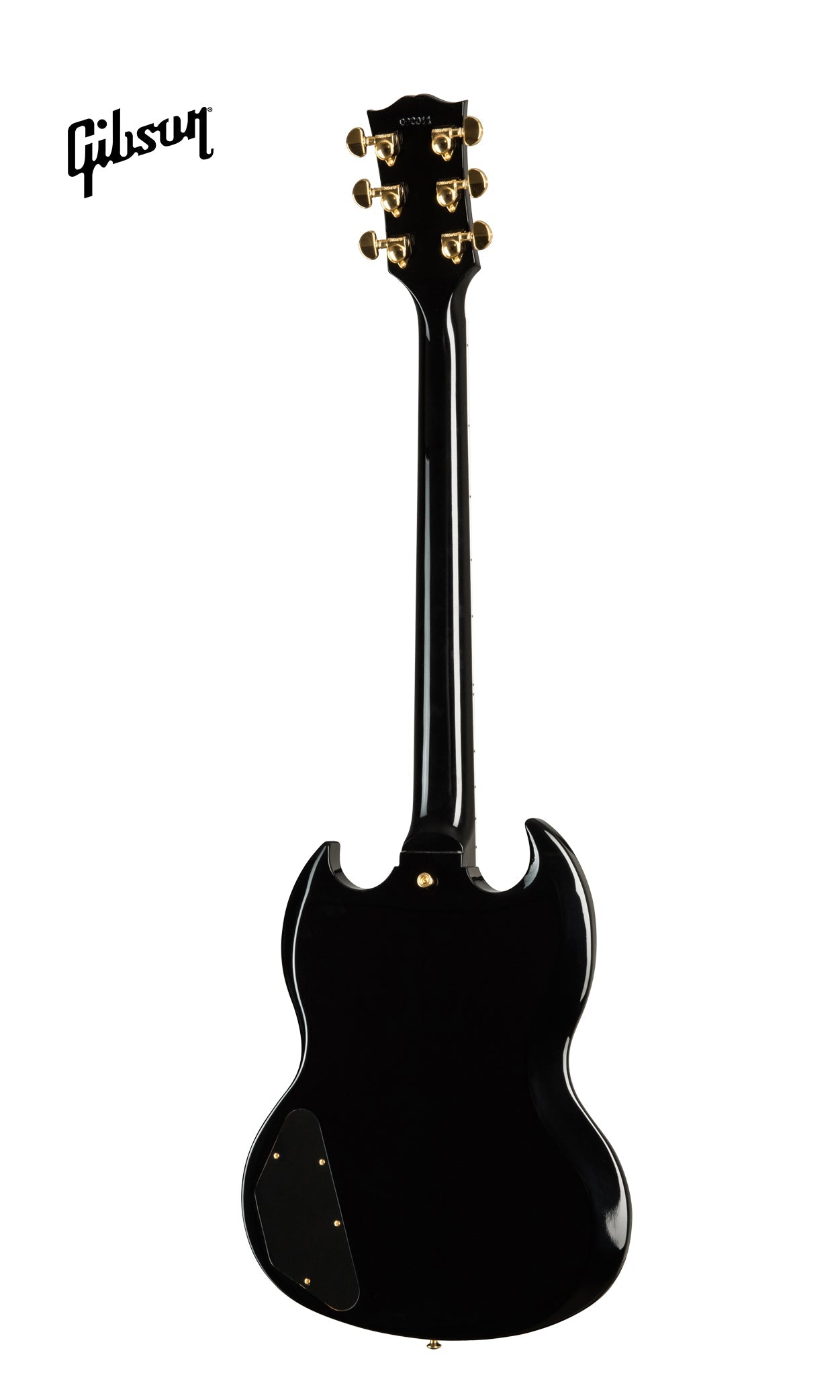 GIBSON SG CUSTOM 2-PICKUP ELECTRIC GUITAR WITH EBONY FINGERBOARD - EBONY - Music Bliss Malaysia
