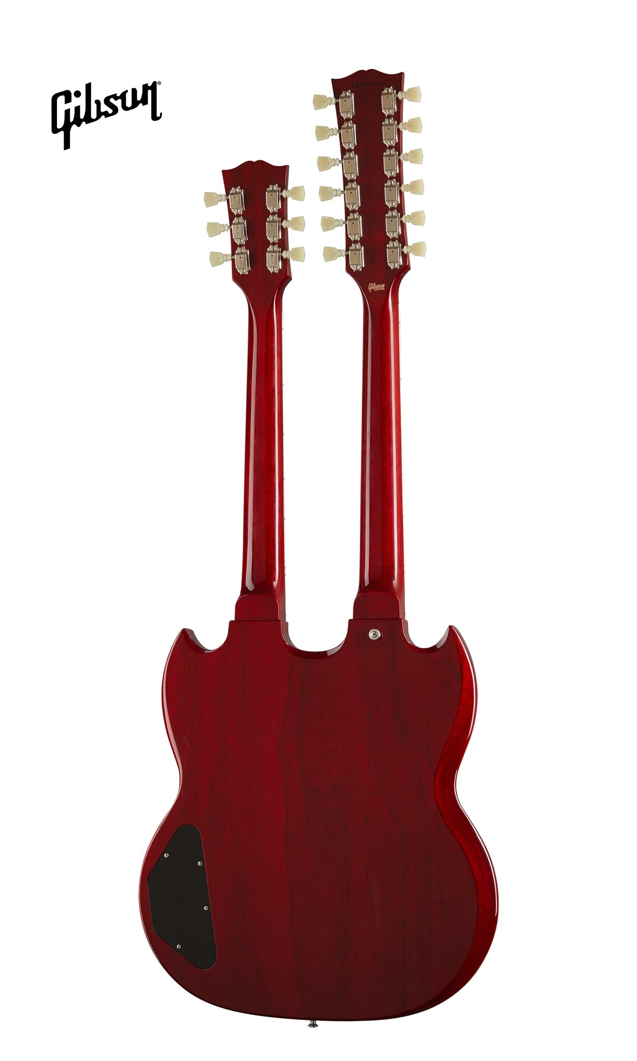 GIBSON EDS-1275 DOUBLENECK ELECTRIC GUITAR - CHERRY RED - Music Bliss Malaysia