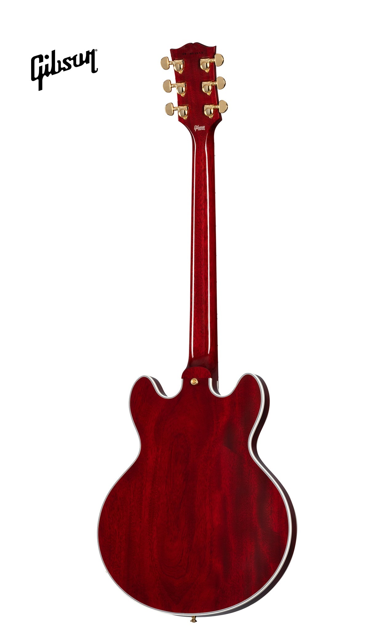 GIBSON CS-356 FIGURED TOP SEMI-HOLLOWBODY ELECTRIC GUITAR WITH EBONY FINGERBOARD - FADED CHERRY - Music Bliss Malaysia
