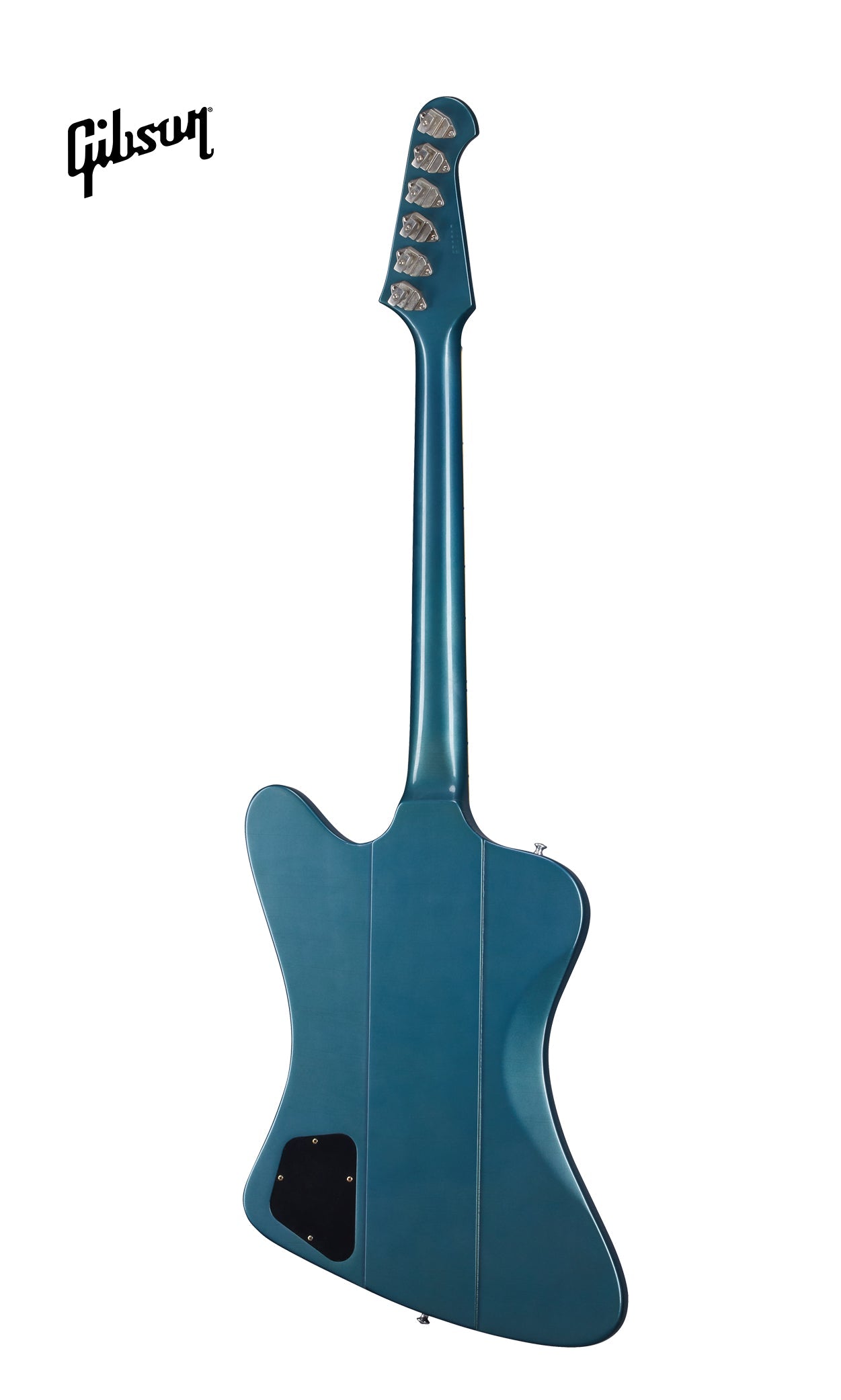 GIBSON 1963 FIREBIRD V WITH MAESTRO VIBROLA ULTRA LIGHT AGED ELECTRIC GUITAR - PELHAM BLUE - Music Bliss Malaysia