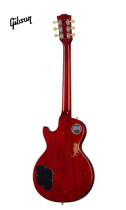 GIBSON 1960 LES PAUL STANDARD REISSUE HEAVY AGED ELECTRIC GUITAR - TANGERINE BURST - Music Bliss Malaysia