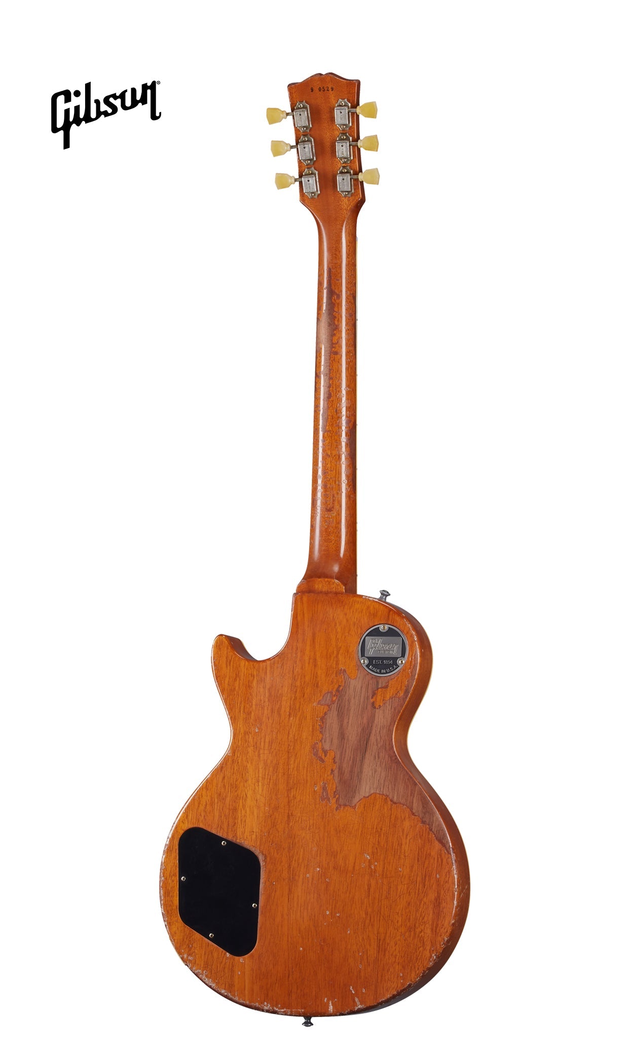 GIBSON 1959 LES PAUL STANDARD REISSUE ULTRA HEAVY AGED ELECTRIC GUITAR - LEMON BURST - Music Bliss Malaysia