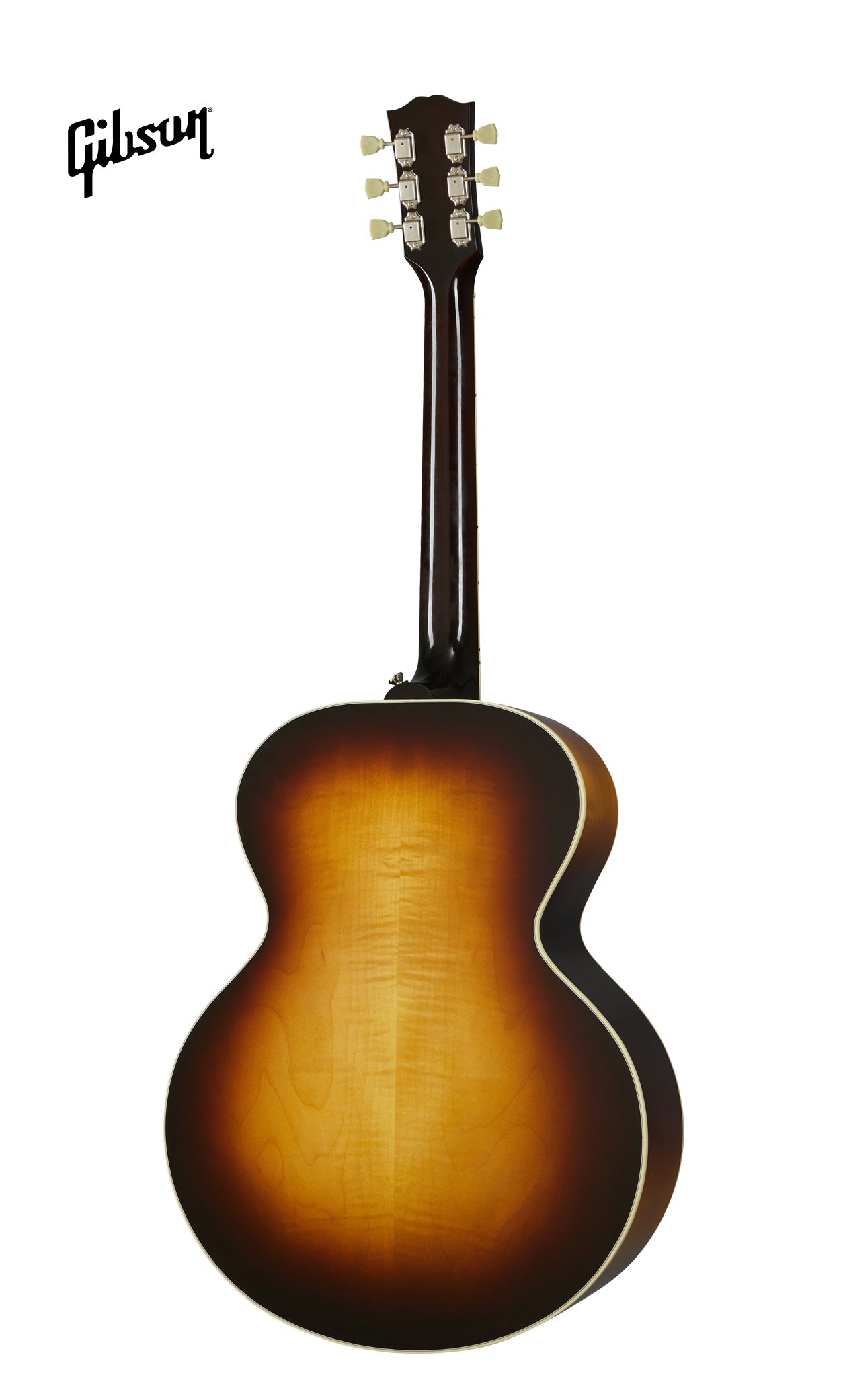 GIBSON J-185 ORIGINAL ACOUSTIC-ELECTRIC GUITAR - VINTAGE SUNBURST - Music Bliss Malaysia