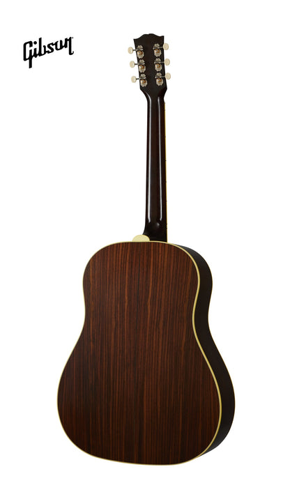 GIBSON 1942 BANNER SOUTHERN JUMBO ACOUSTIC GUITAR - VINTAGE SUNBURST - Music Bliss Malaysia