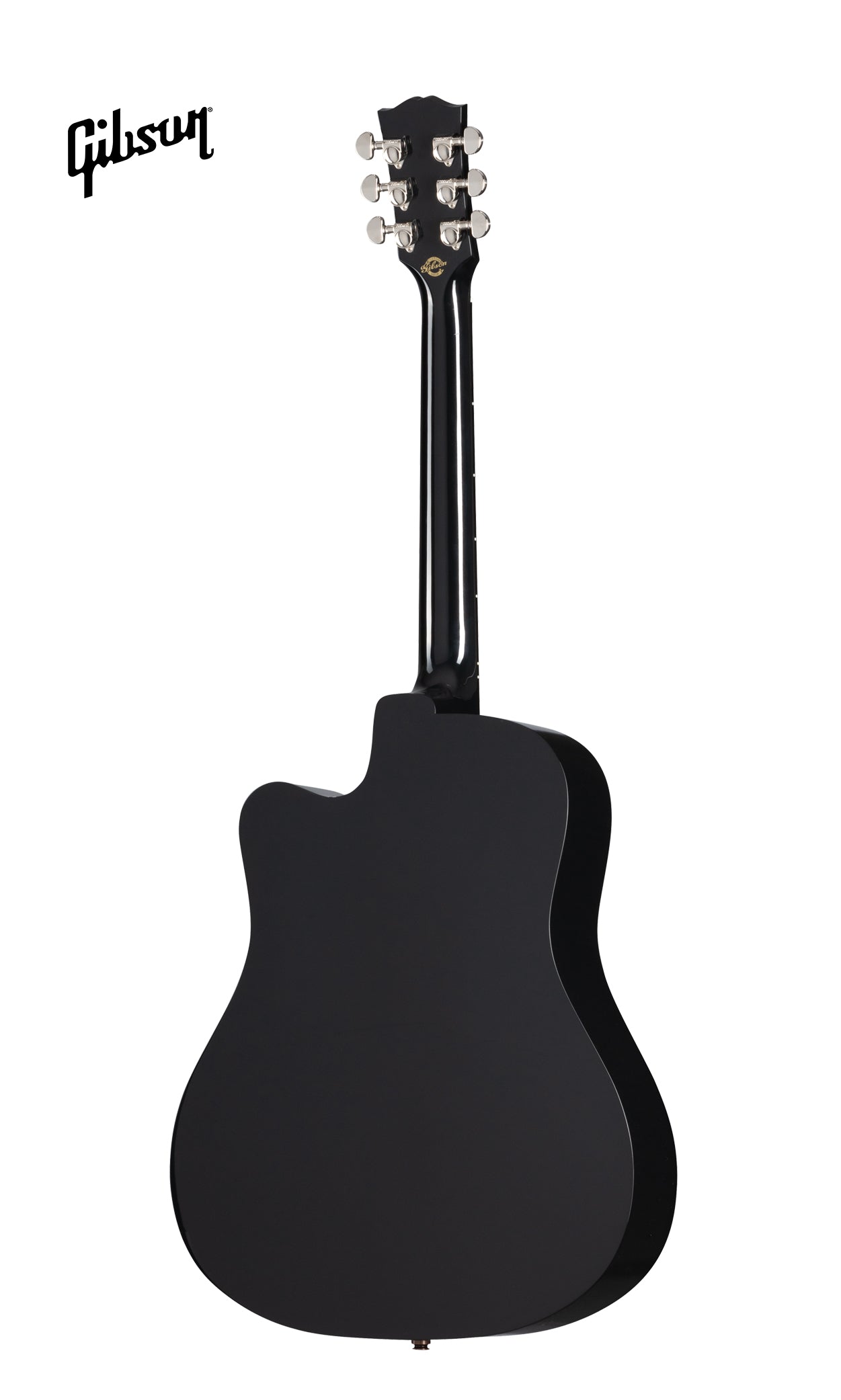 GIBSON DAVE MUSTAINE SONGWRITER ACOUSTIC-ELECTRIC GUITAR - EBONY - Music Bliss Malaysia