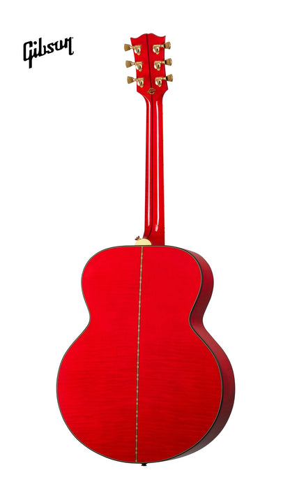 GIBSON ORIANTHI SJ-200 ACOUSTIC-ELECTRIC GUITAR - CHERRY - Music Bliss Malaysia