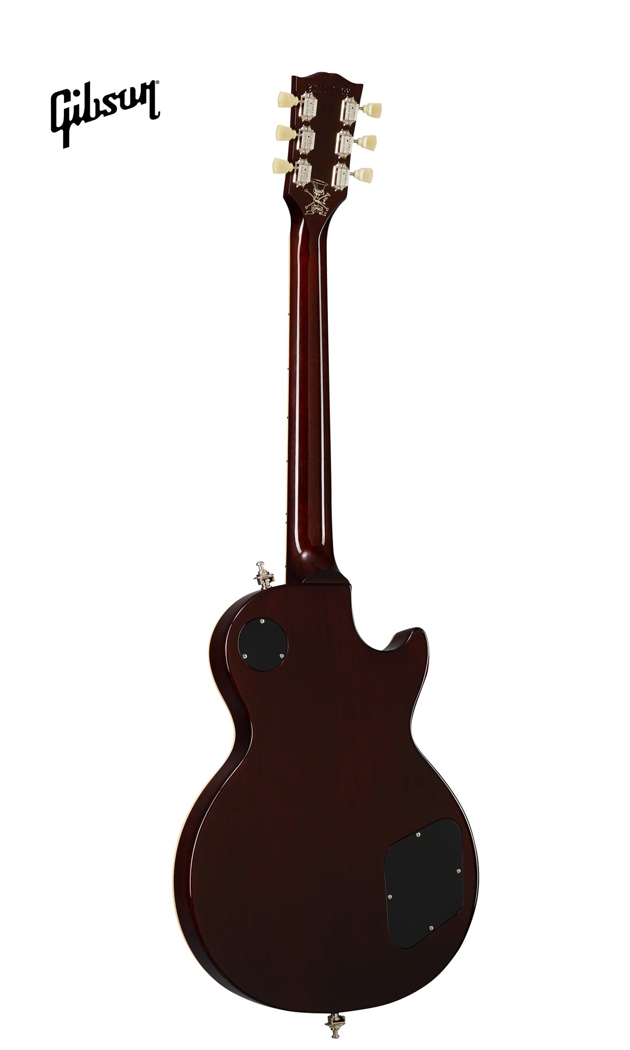 GIBSON SLASH "VICTORIA" LES PAUL STANDARD LEFT-HANDED ELECTRIC GUITAR - GOLDTOP DARK BACK - Music Bliss Malaysia