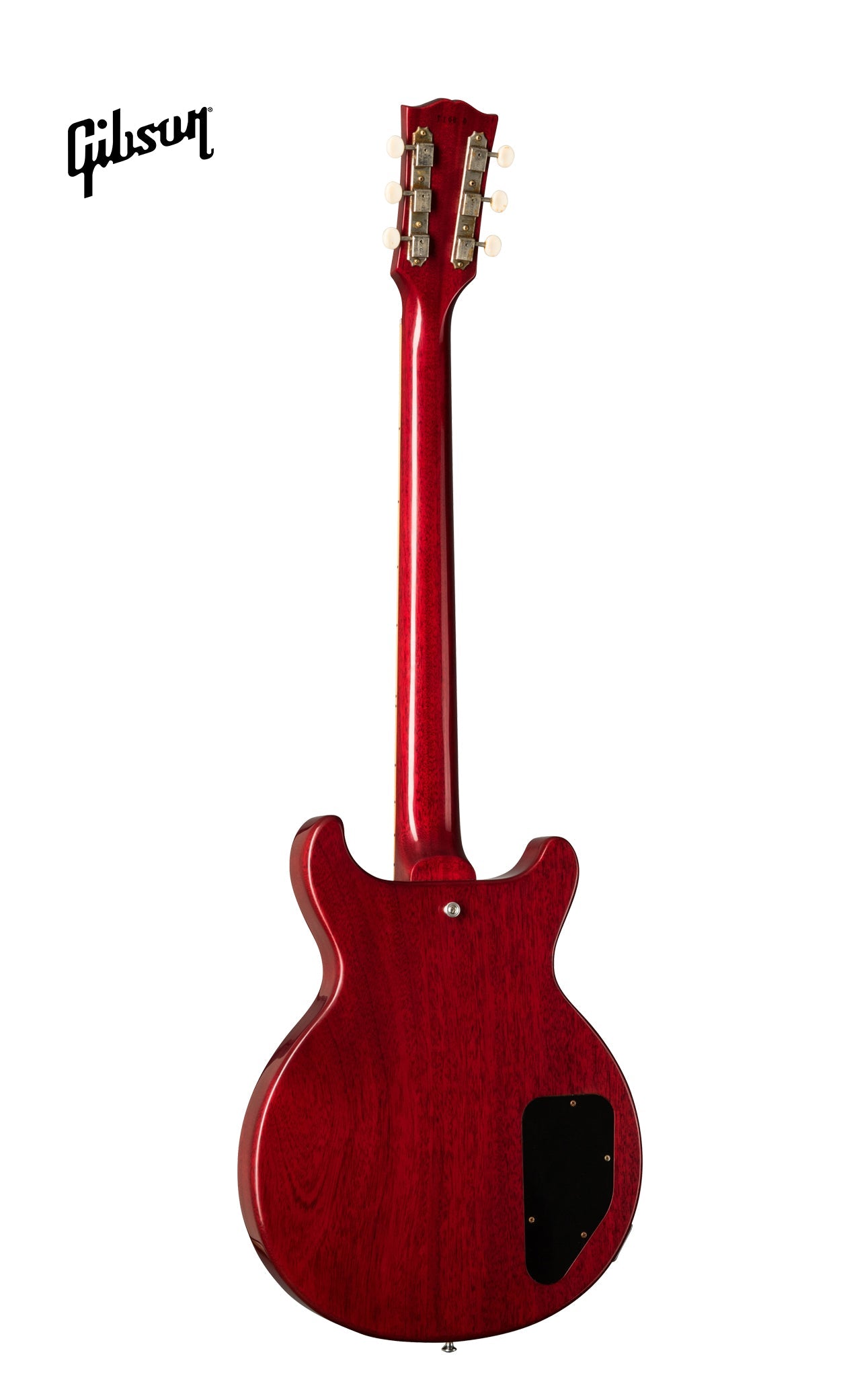 GIBSON 1960 LES PAUL SPECIAL DOUBLE CUT REISSUE VOS LEFT-HANDED ELECTRIC GUITAR - CHERRY RED - Music Bliss Malaysia