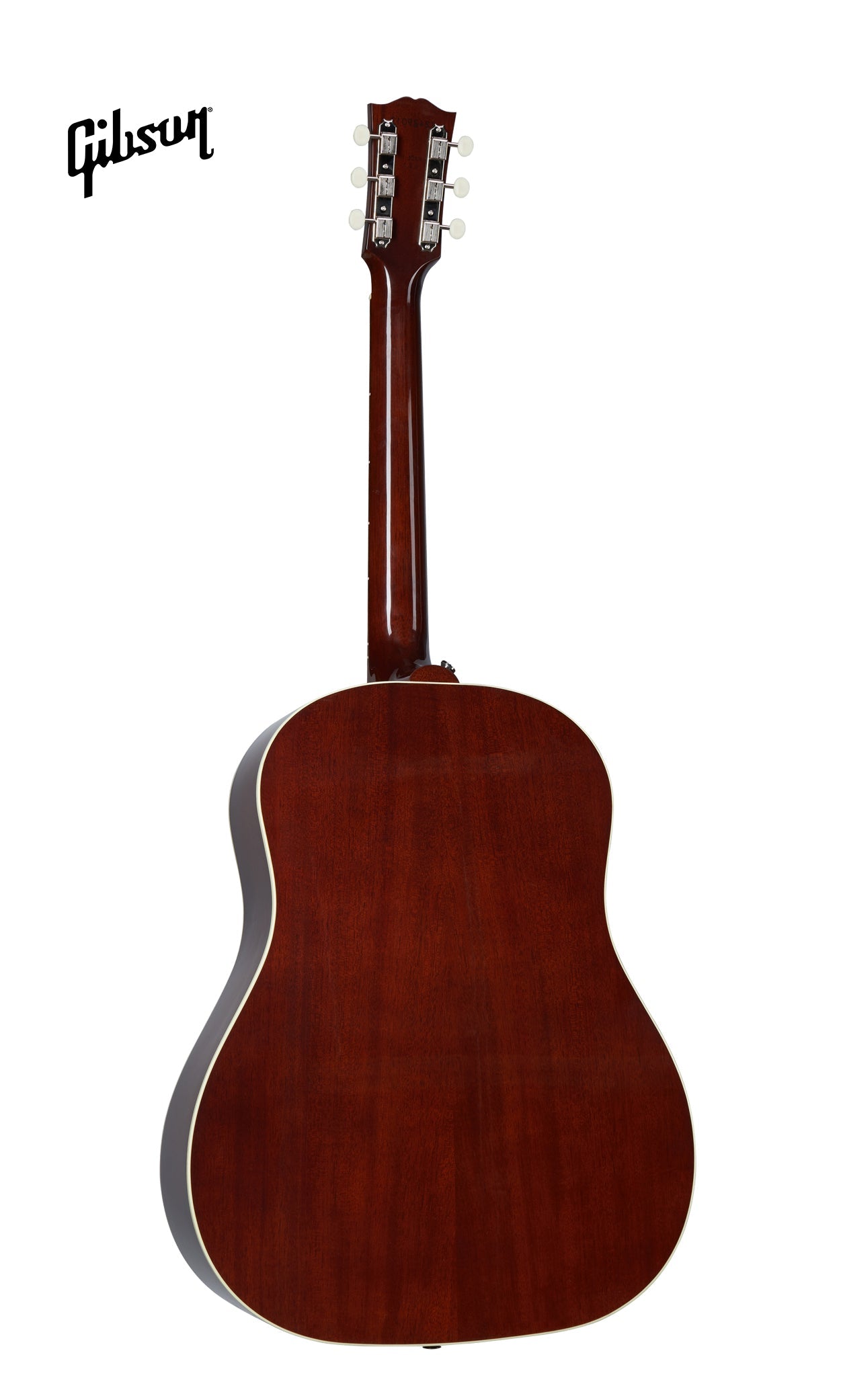 GIBSON 50S J-45 ORIGINAL LEFT-HANDED ACOUSTIC-ELECTRIC GUITAR - VINTAGE SUNBURST - Music Bliss Malaysia