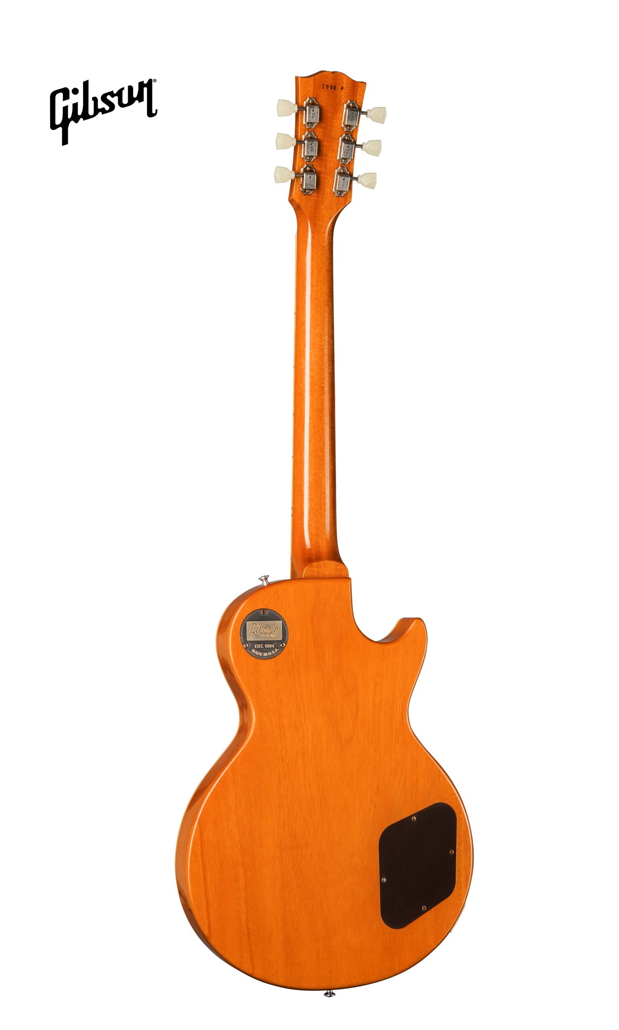 GIBSON 1954 LES PAUL REISSUE VOS LEFT-HANDED ELECTRIC GUITAR - DOUBLE GOLD - Music Bliss Malaysia