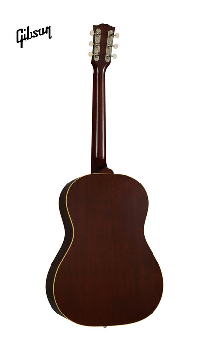 GIBSON 1942 BANNER LG-2 LEFT-HANDED ACOUSTIC GUITAR - VINTAGE SUNBURST - Music Bliss Malaysia