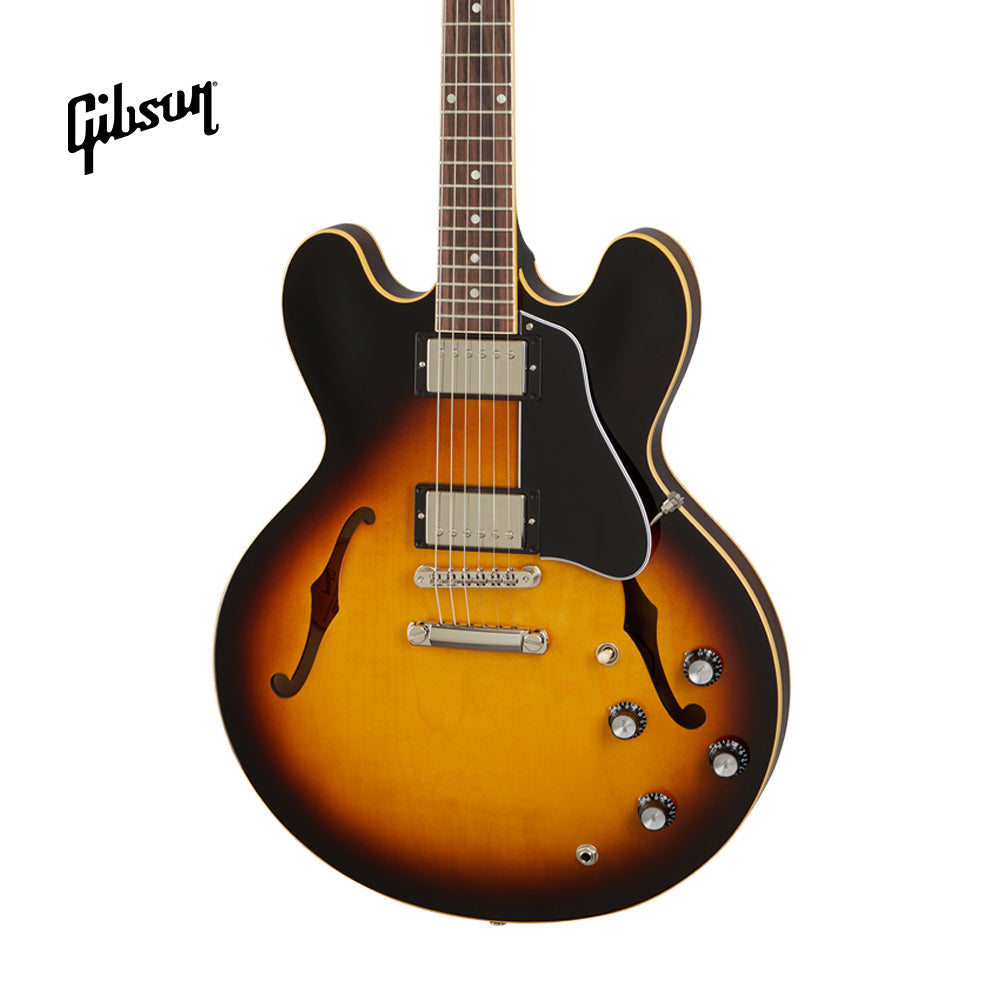 GIBSON ES-335 SEMI-HOLLOWBODY ELECTRIC GUITAR - VINTAGE BURST - Music Bliss Malaysia