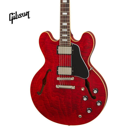 GIBSON ES-335 FIGURED SEMI-HOLLOWBODY ELECTRIC GUITAR - 60S CHERRY - Music Bliss Malaysia